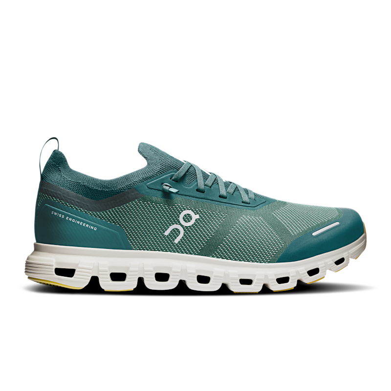 On Men's Cloud 6 Versa Lifestyle Shoe in Spirulina/Citrine, Size: 9, Recycled Polyester