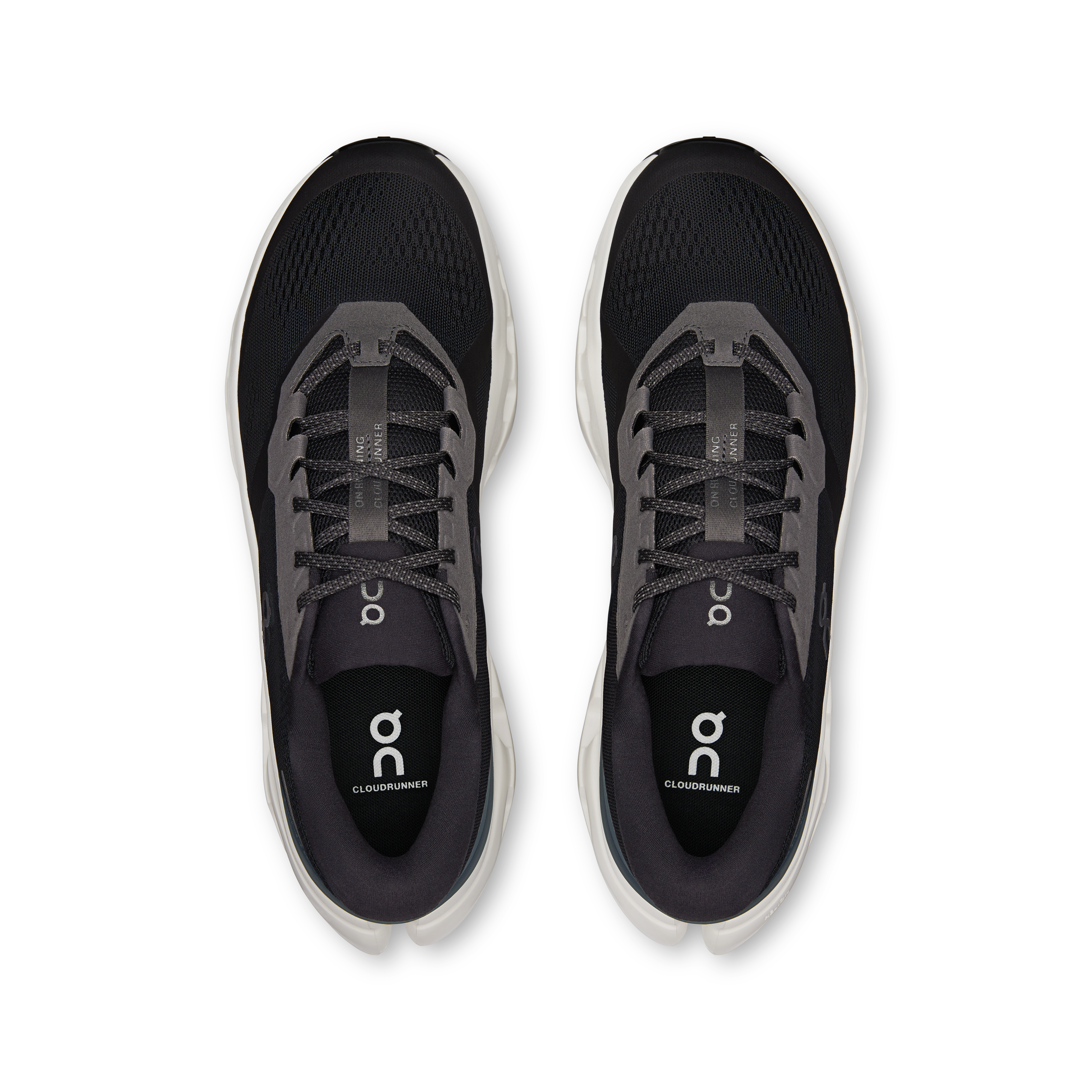 On Cloudrunner 3 Black & Ivory Herren Strassenlauf Schuhe
