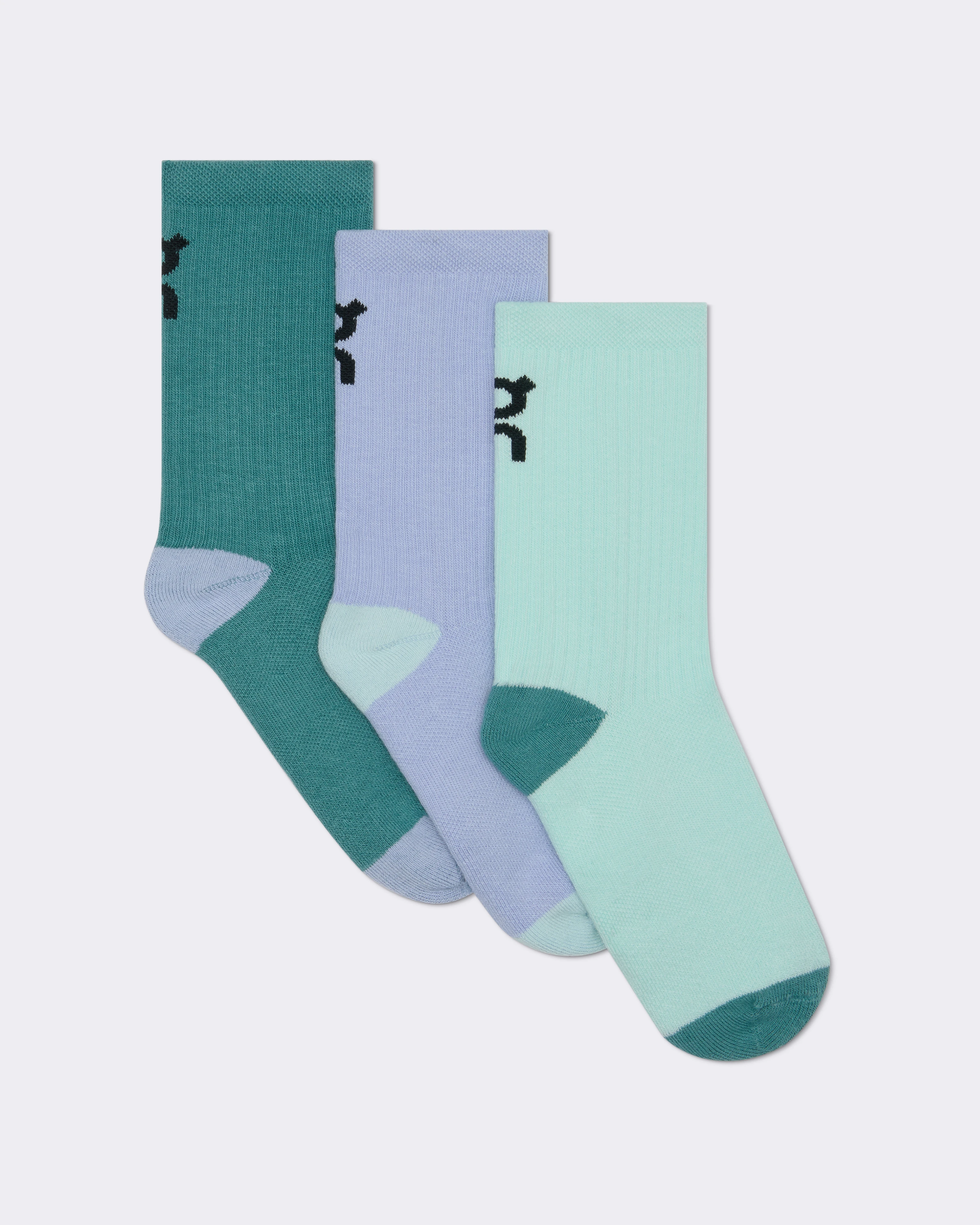 On Logo Sock High 3P Kids Celeste & Storm Kids Socks