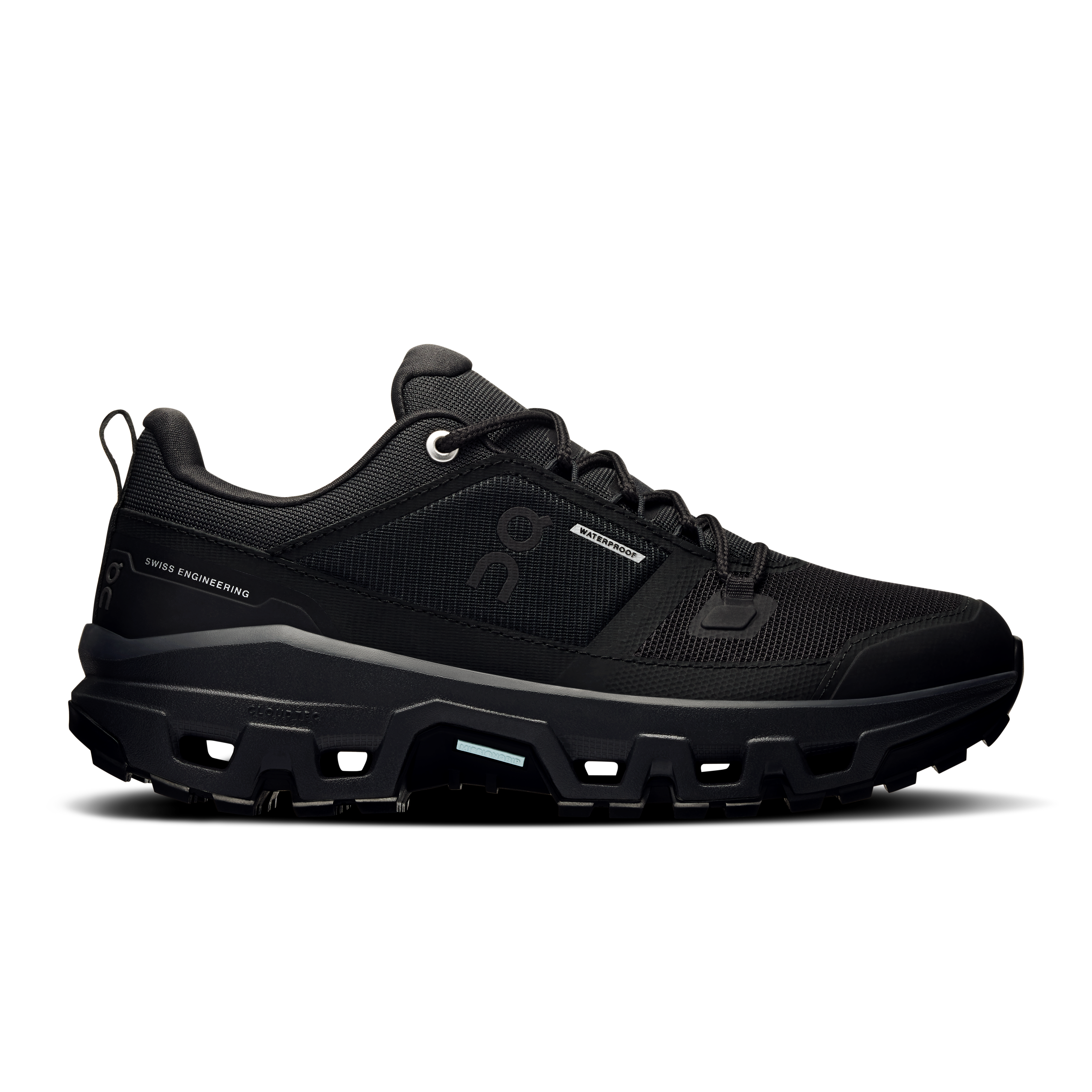 Cloudrock Low WP Hiking Shoe in Black/Black