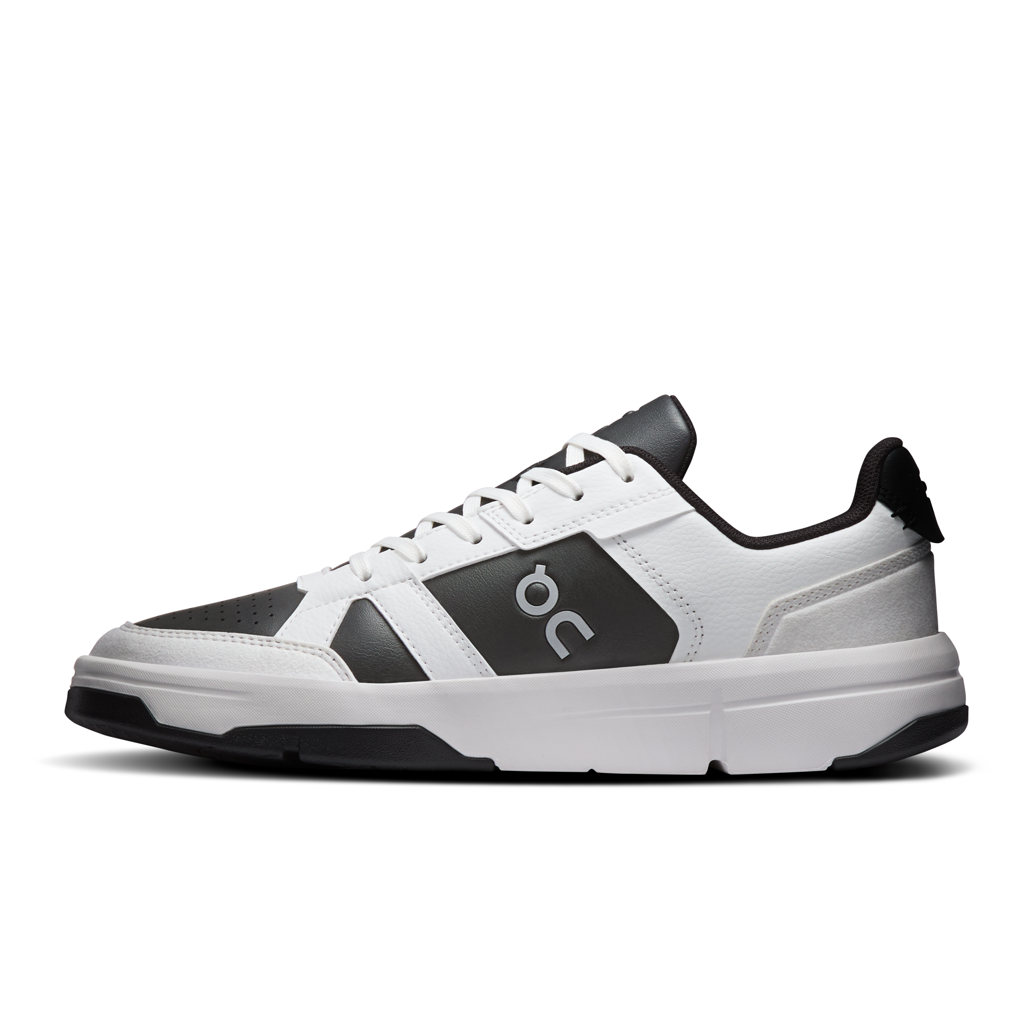 On THE ROGER Clubhouse White & Onyx Women Tennis Shoes
