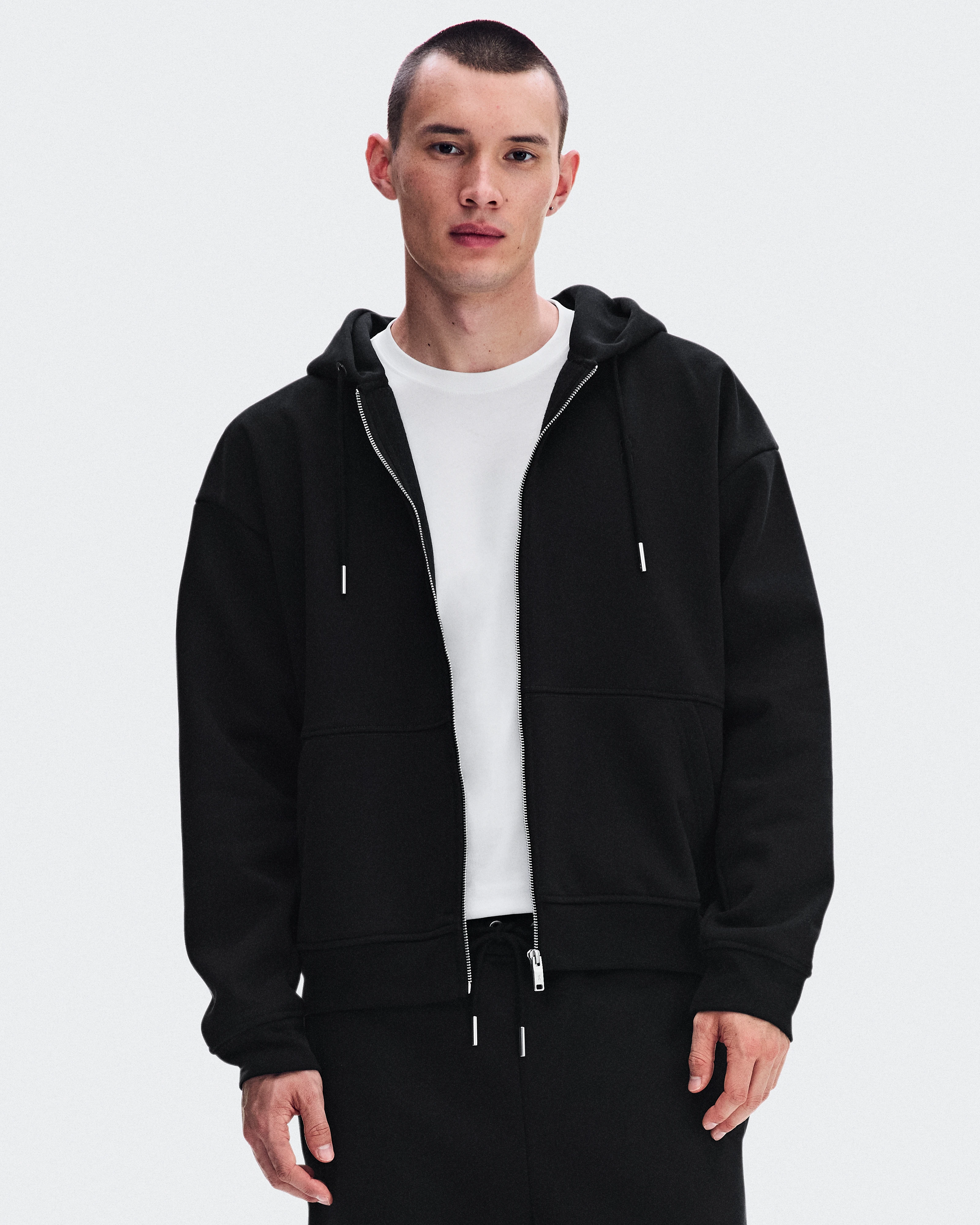 On Club Collective Full Zip Runner Black Men Hoodies and sweatshirts
