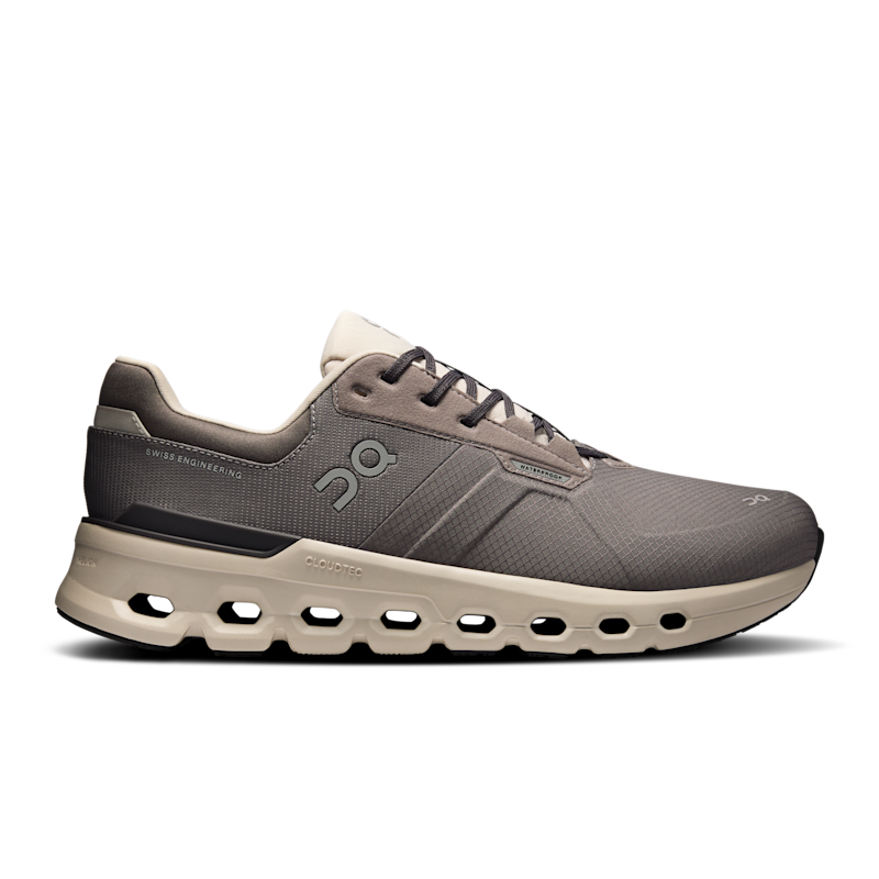 On Men's Cloudrunner 2 Waterproof Road Running Shoe in Eclipse/Eclipse, Size: 49, Recycled Polyester ️
