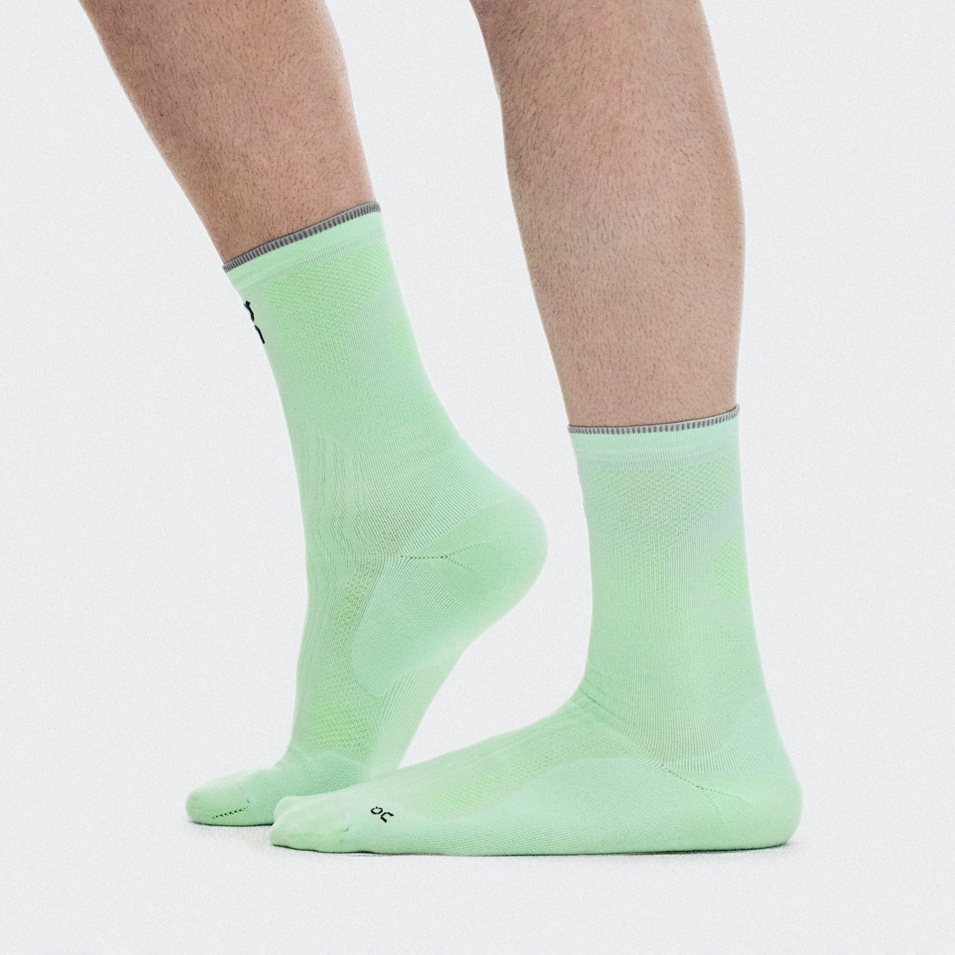Elite Run Sock High Hyper in Celeste/Verdite