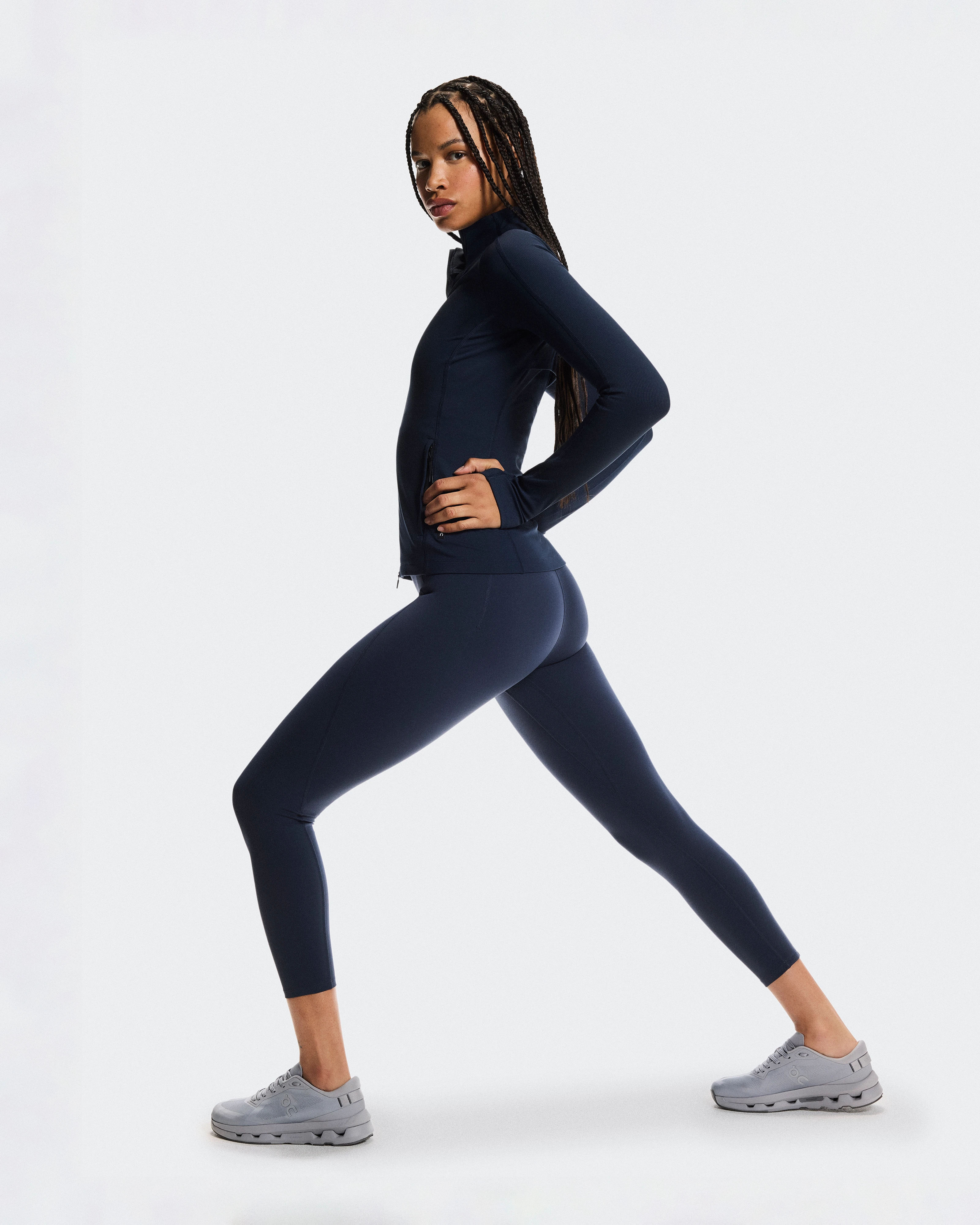 On Studio Tights 7/8 Navy Women Tights