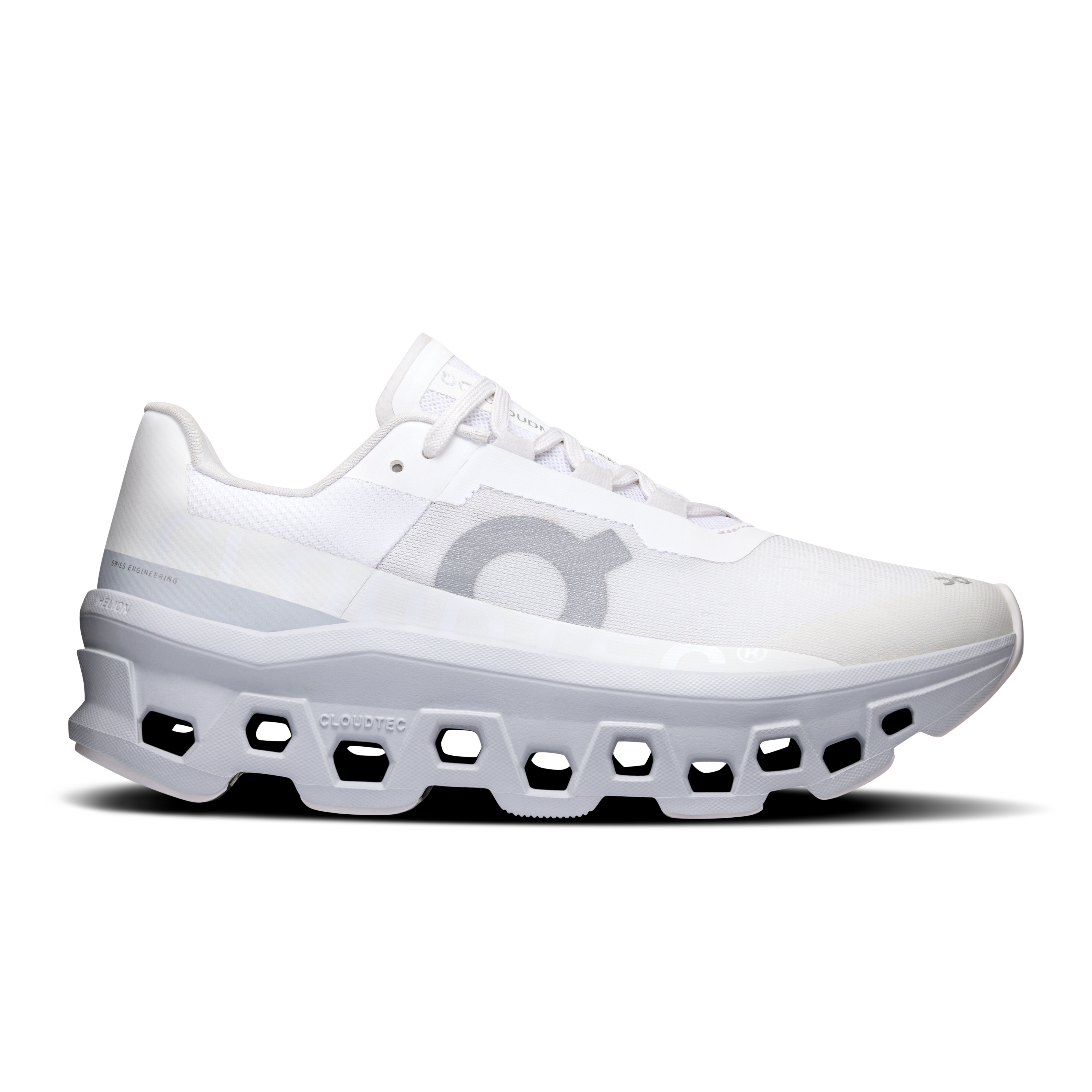 Cloudmonster Road Running Shoe in White/Glacier