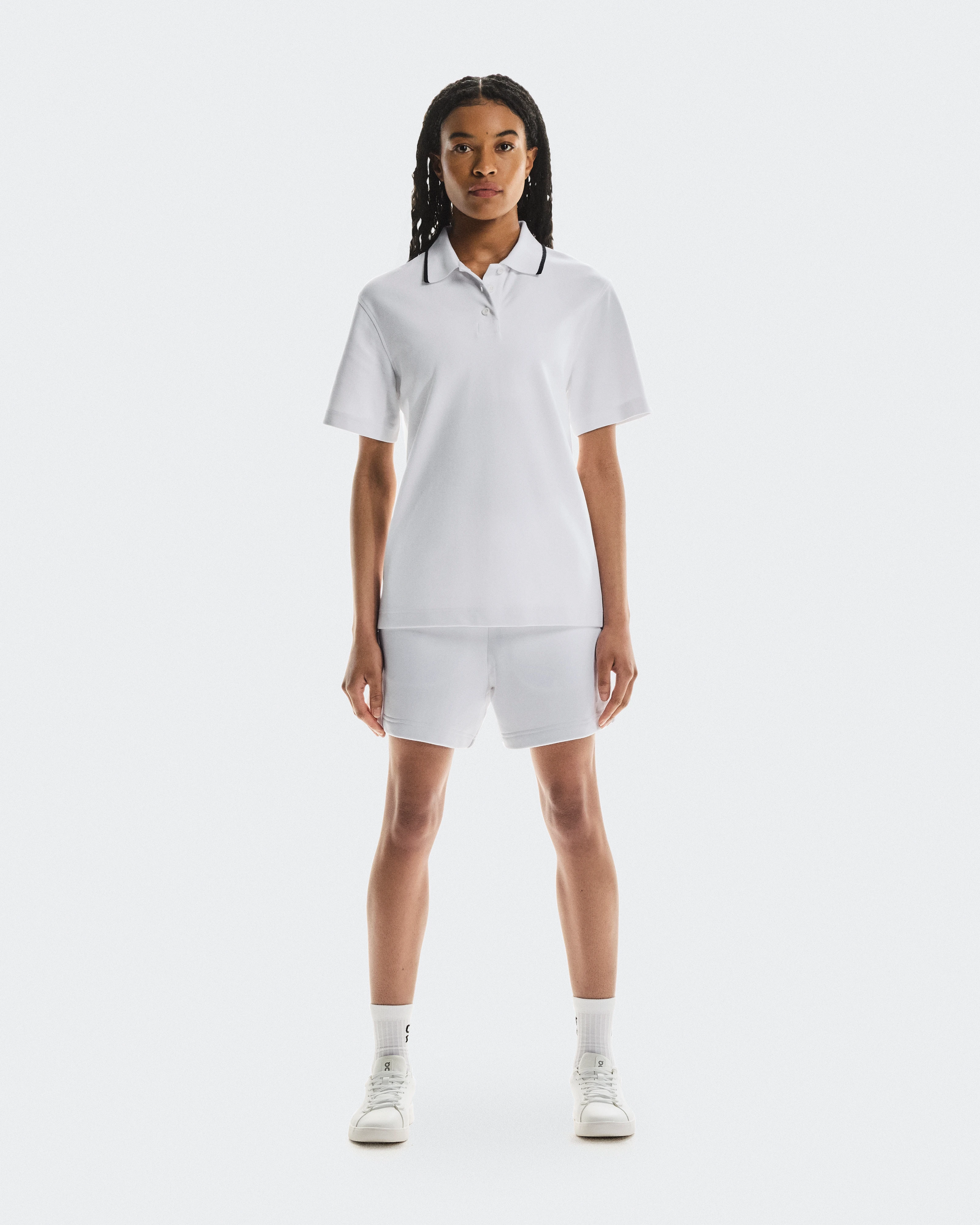 On Courtside Polo White Women Tops and t-shirts