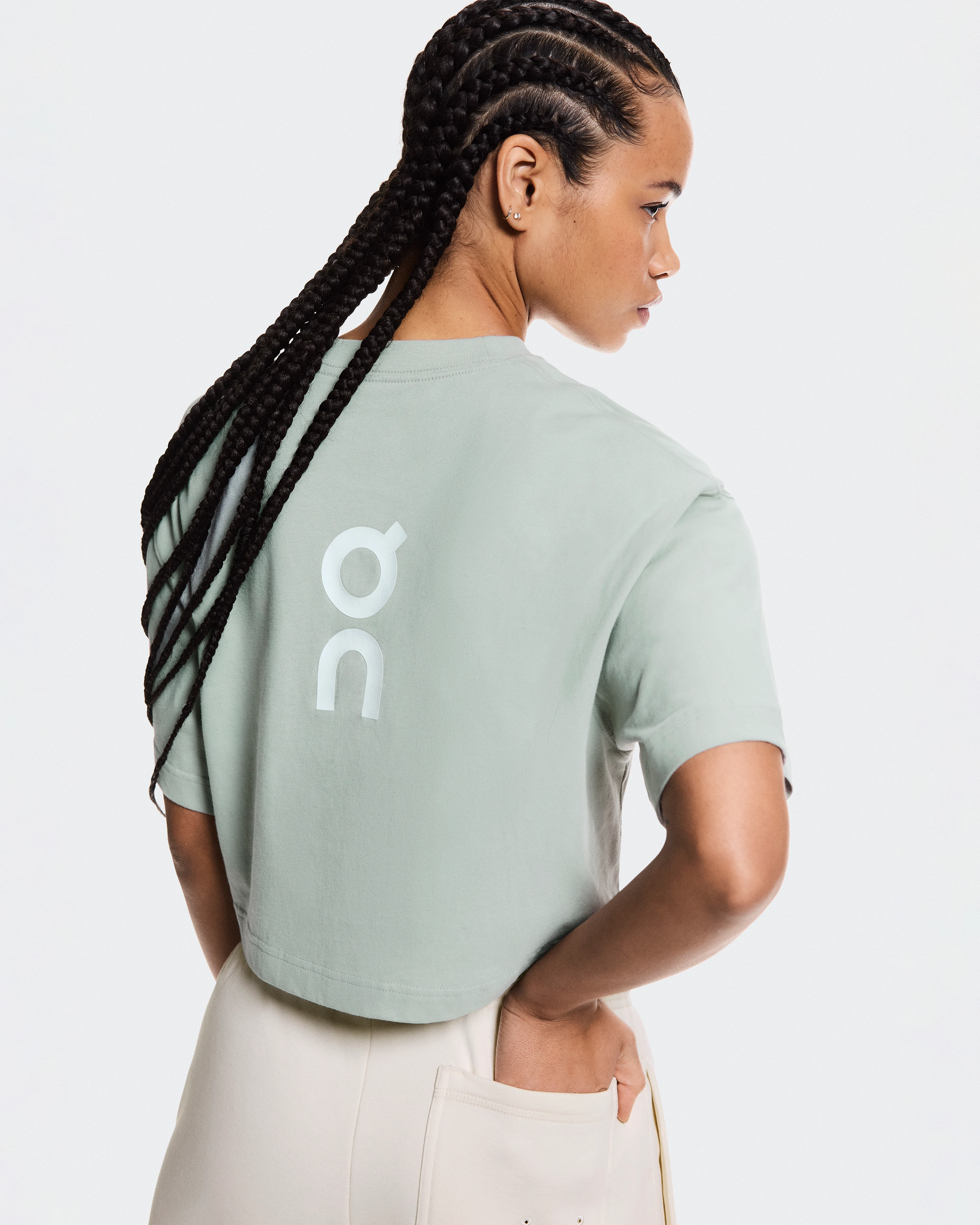 On Club Boxy-T Mineral Women Tops and t-shirts