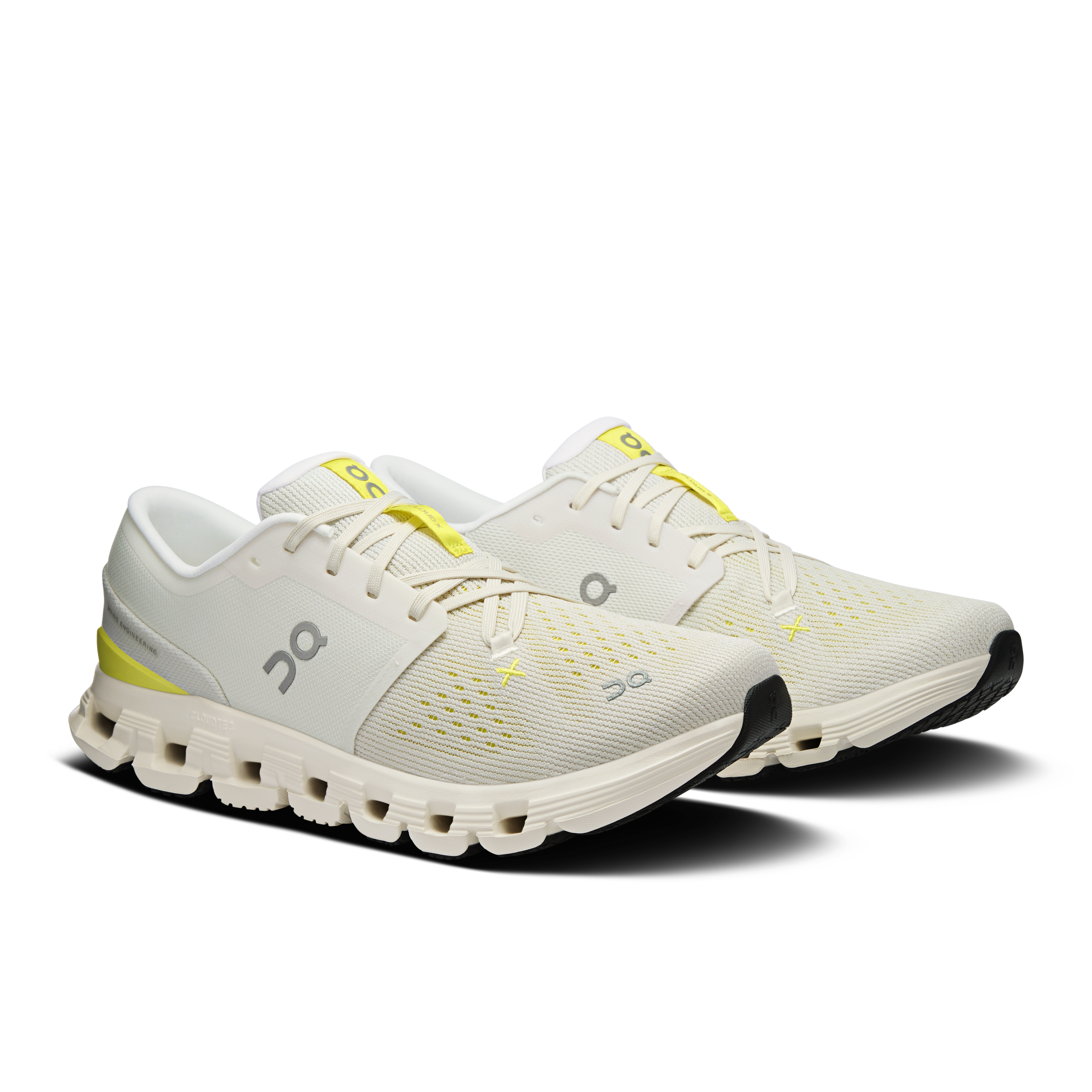 On Cloud X 4 Ivory & Lime Uomo Training Scarpe
