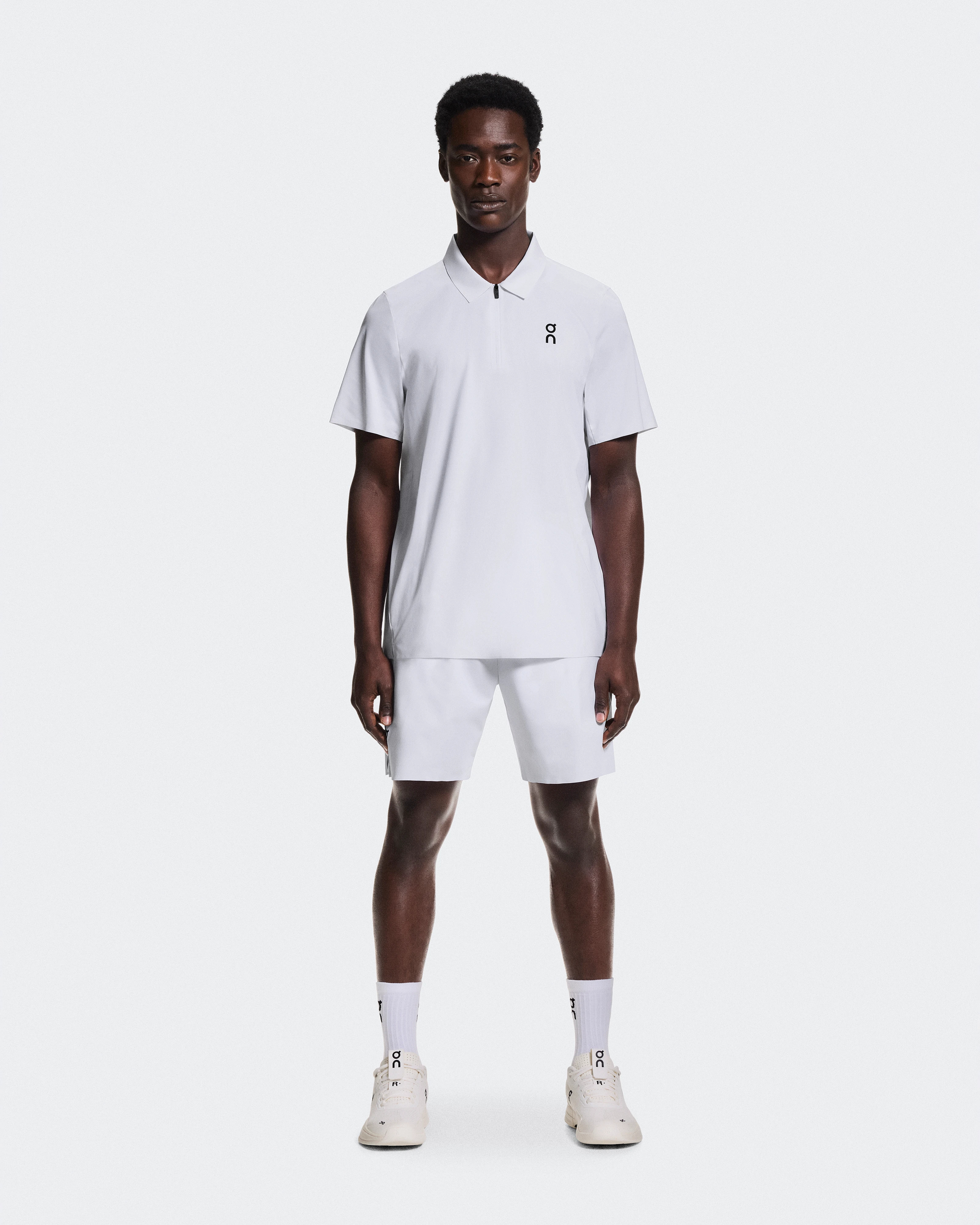 On Court Polo White Men Tops and t-shirts