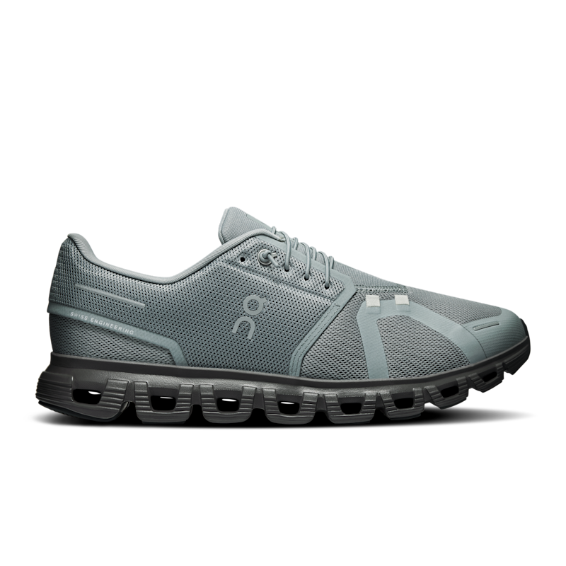 On Men's Cloud 6 Lifestyle Shoe in Apollo/Eclipse, Size: 10, Recycled Polyester