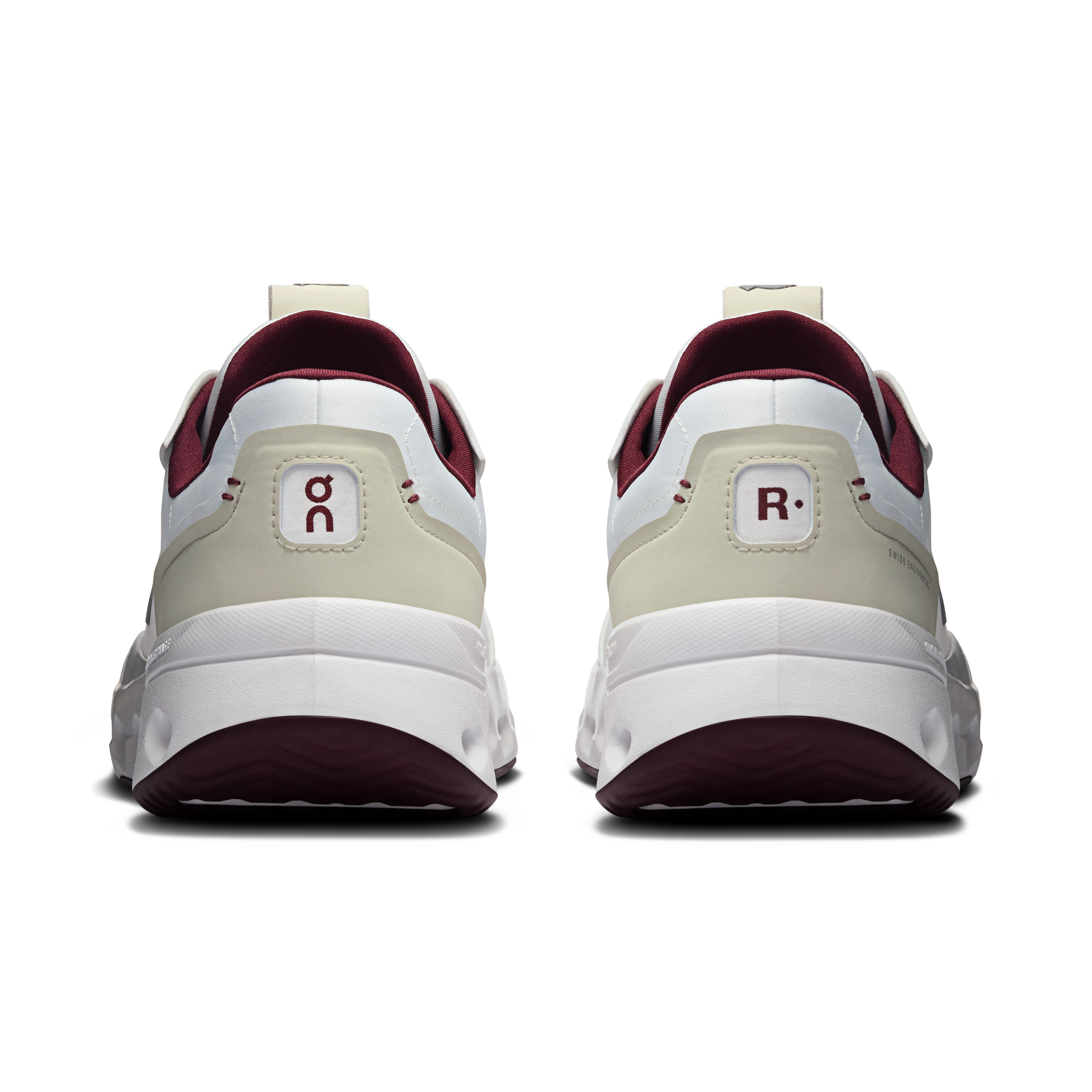 On THE ROGER Wildcard Ivory & Maroon Men Active life Shoes