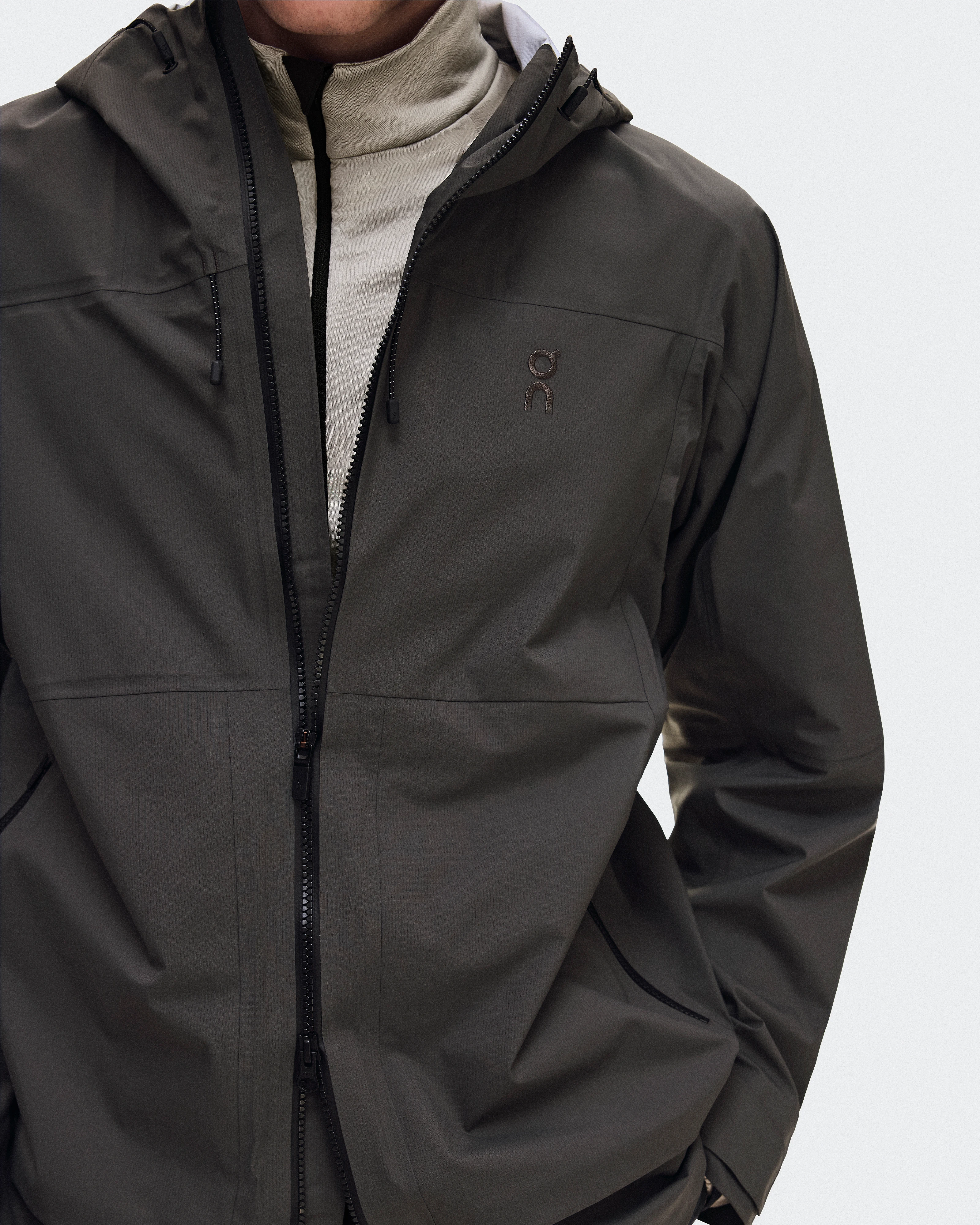 On Ascent Jacket Espresso Masculino Jaquetas
