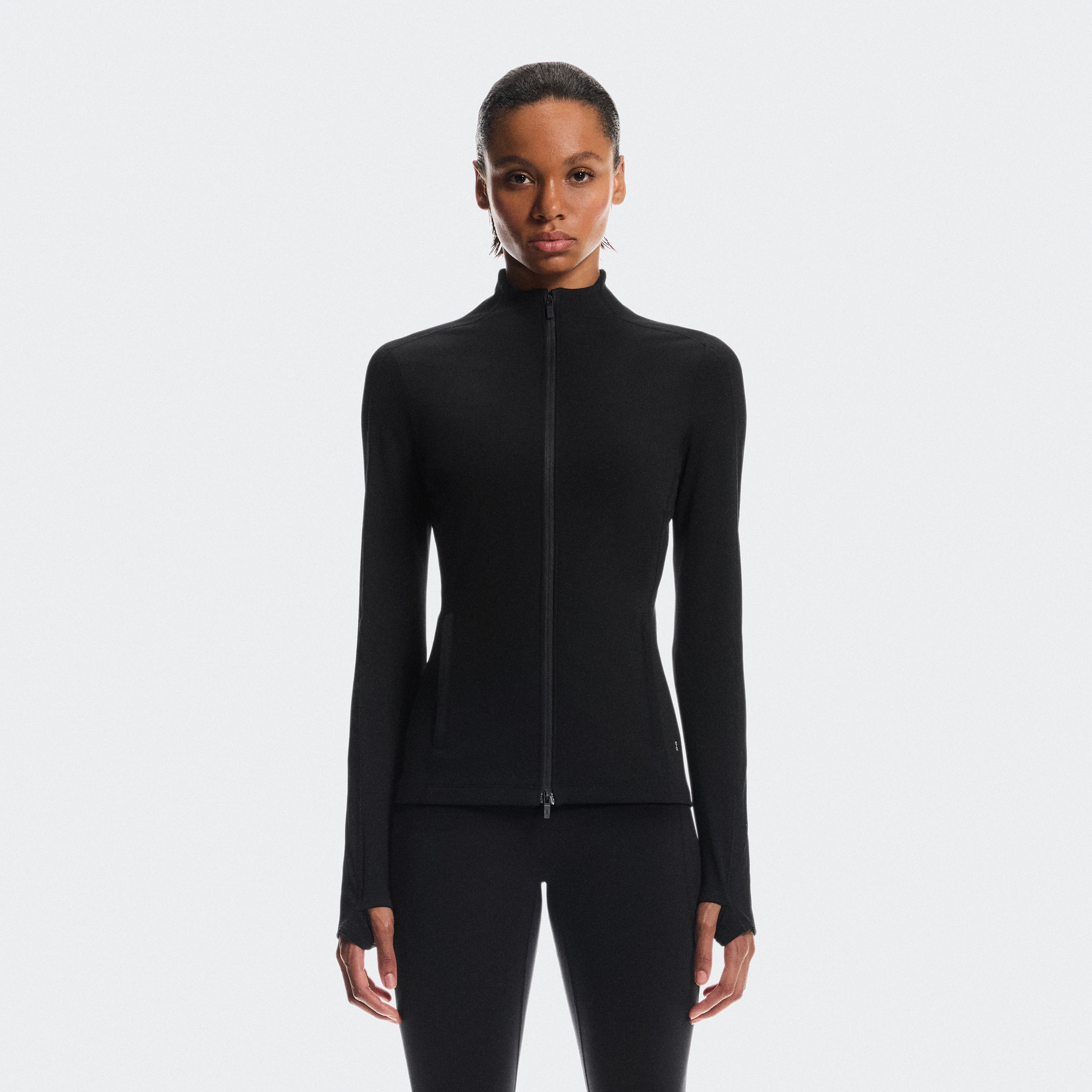 On Studio Jacket ブラック ウィメンズ ウィメンズ – 低負荷のトレーニング ジャケット