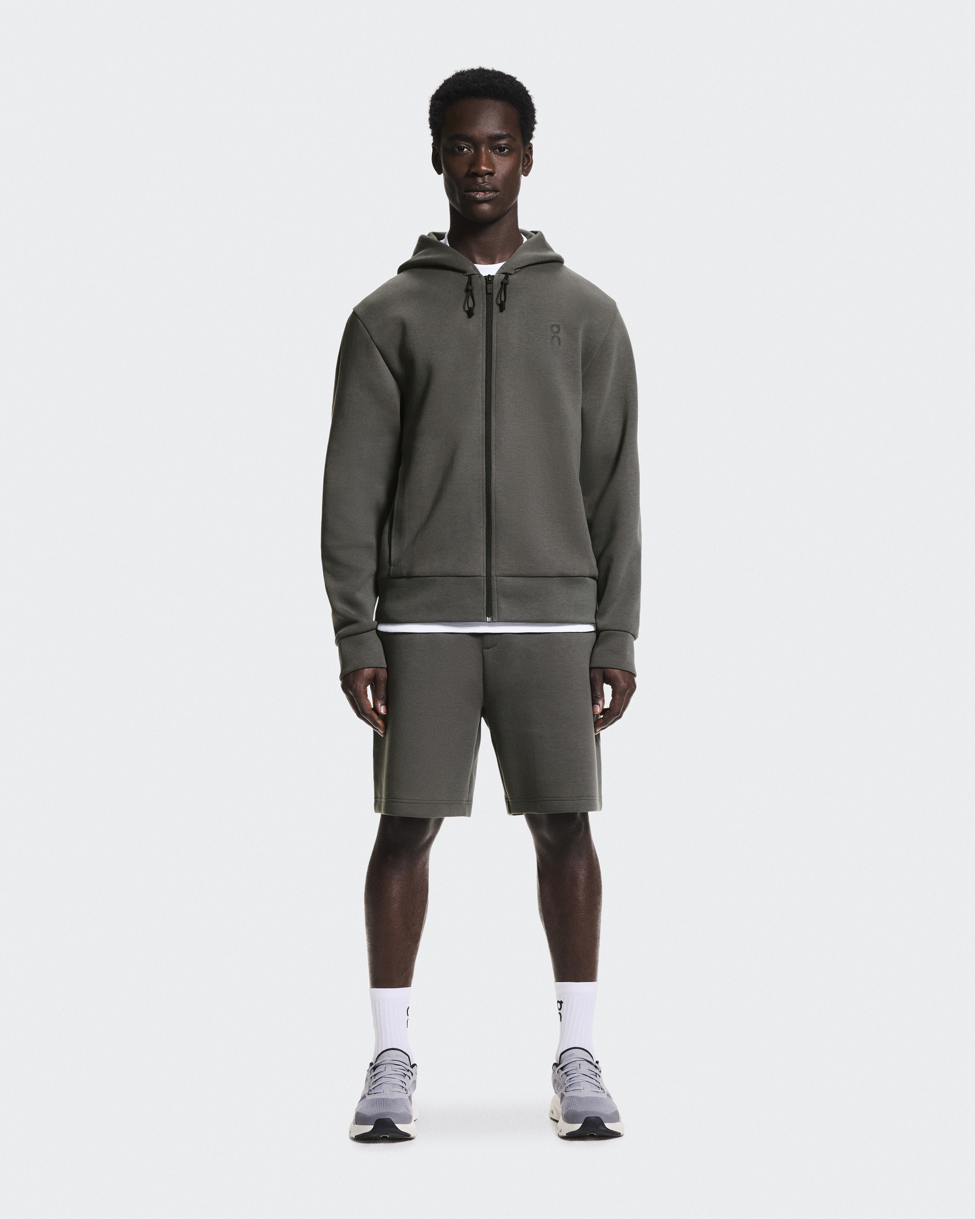 Men's Focus Tech Zip Hoodie | Grey | On France