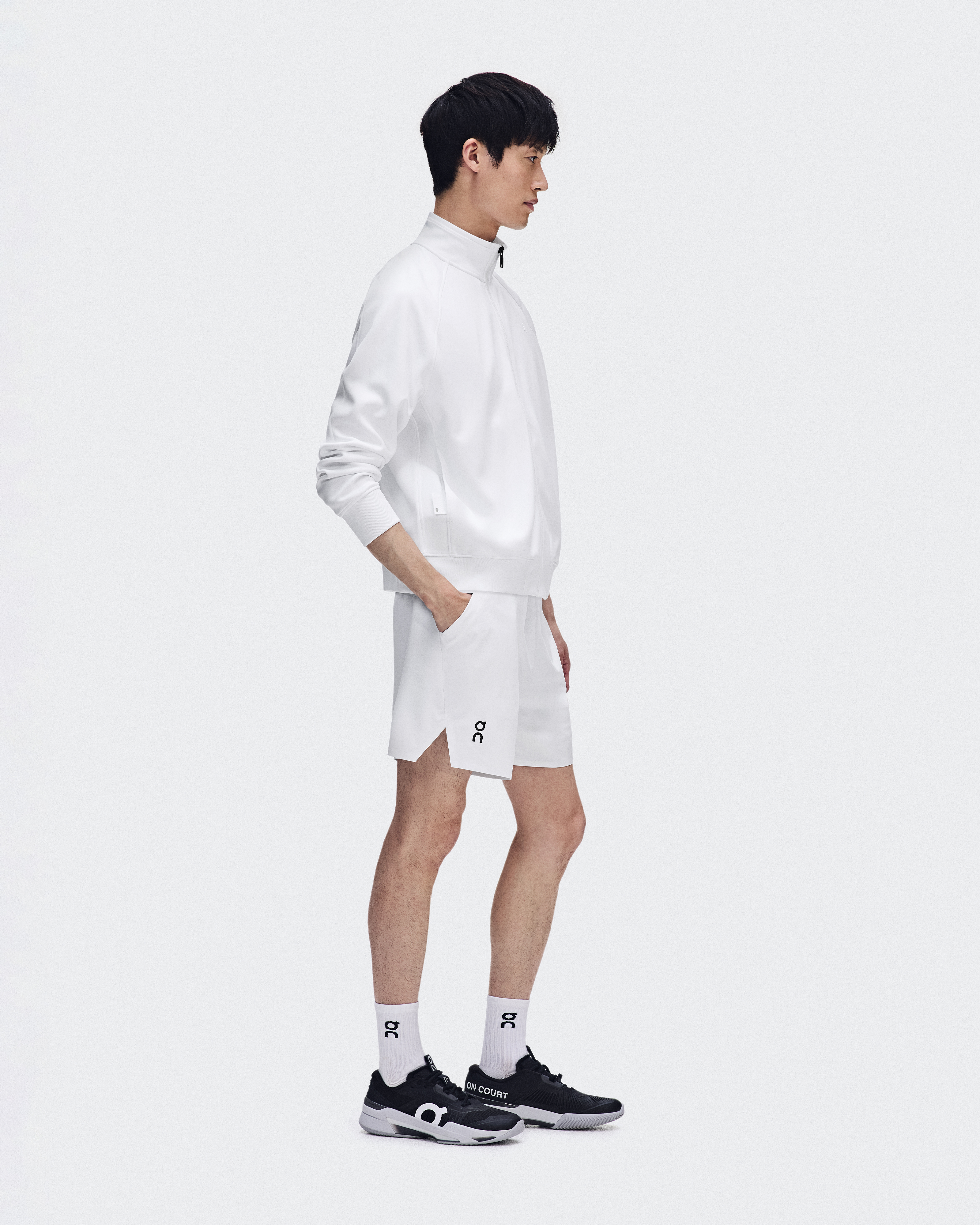 Men's Courtside Full Zip LDN | White | On United States