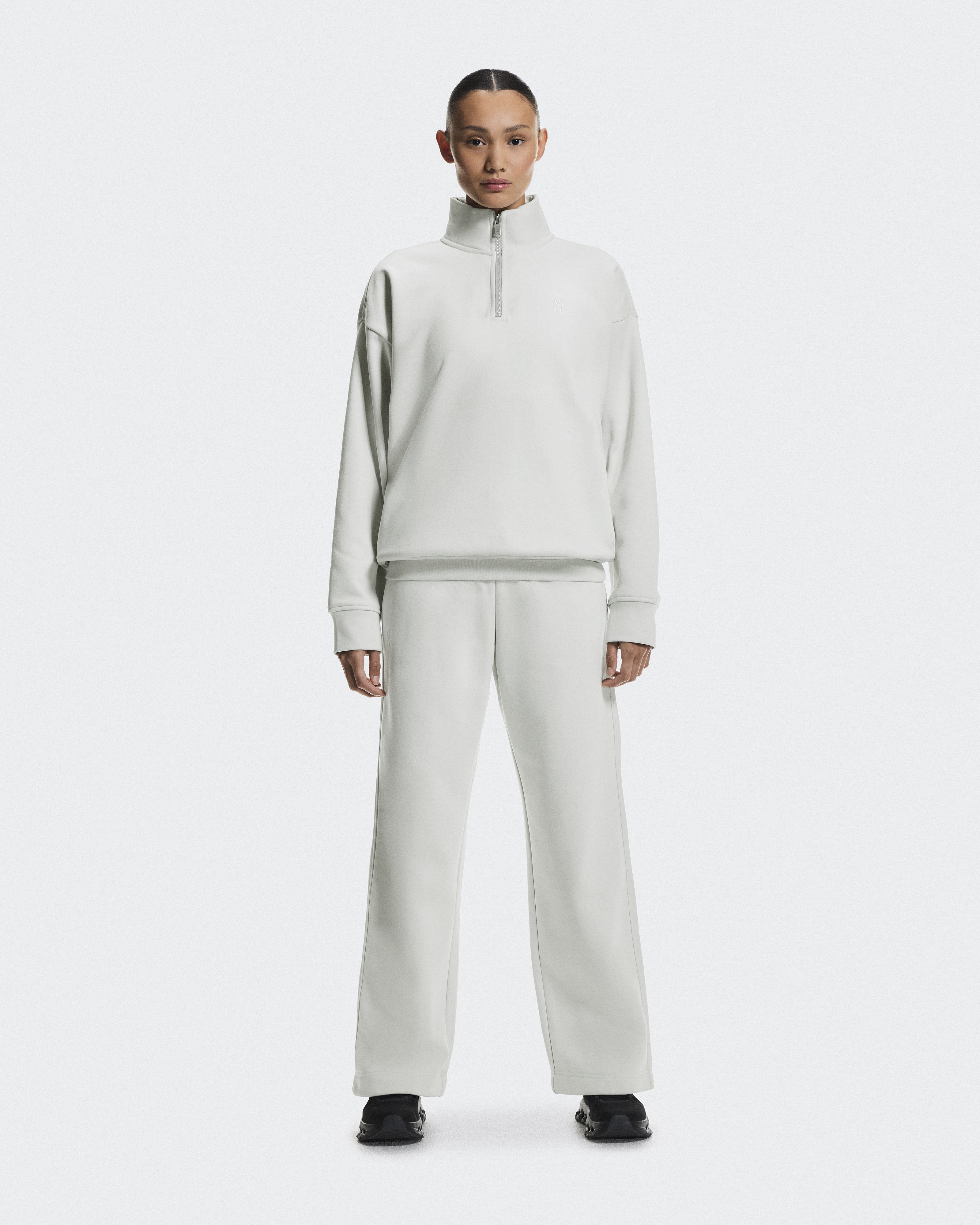 Club Collective 1/4 Zip Sweater in Iceberg