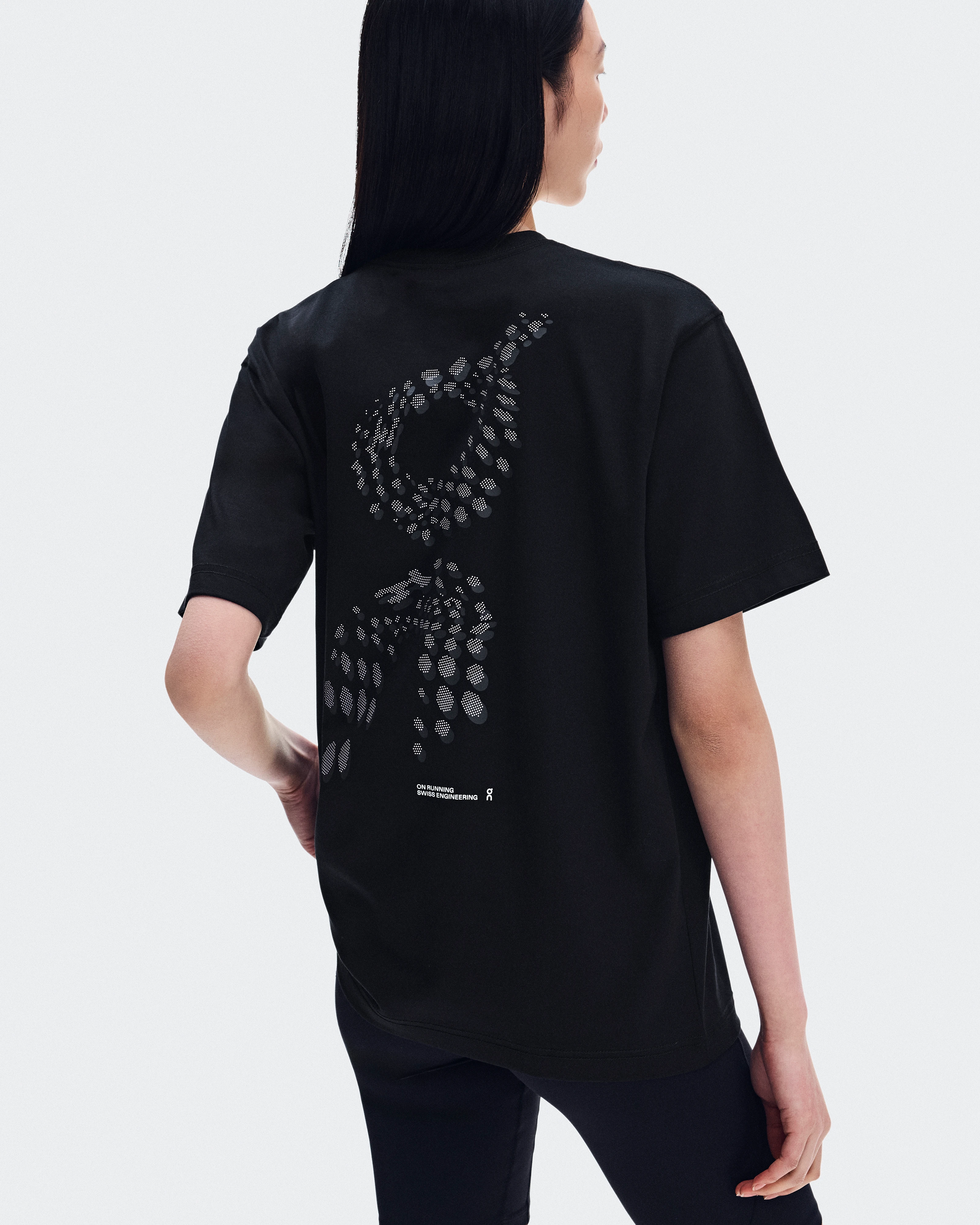 On Club Collective-T Runner Black Donna Maglie e magliette