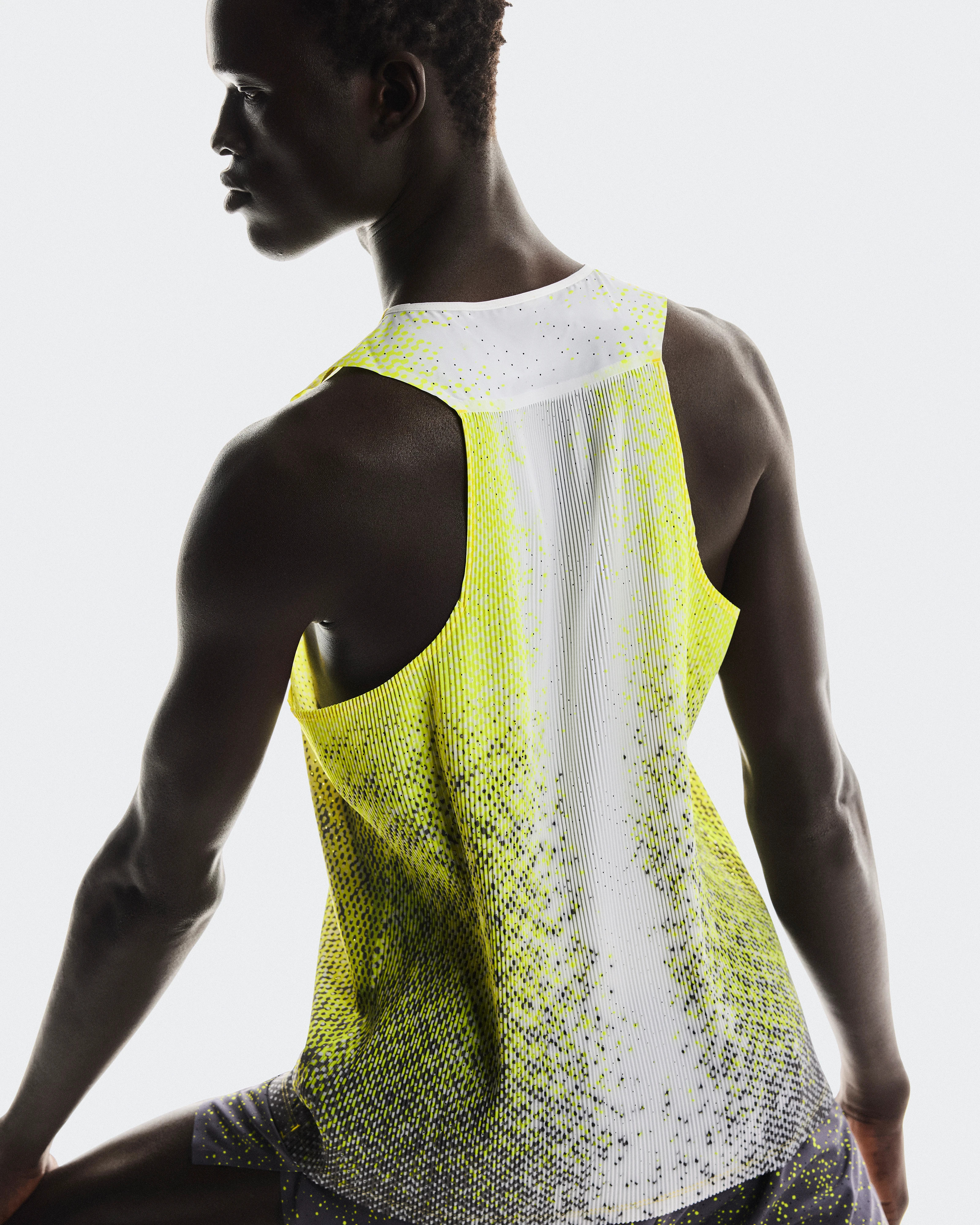 On Race Singlet Lime Men Tops and t-shirts