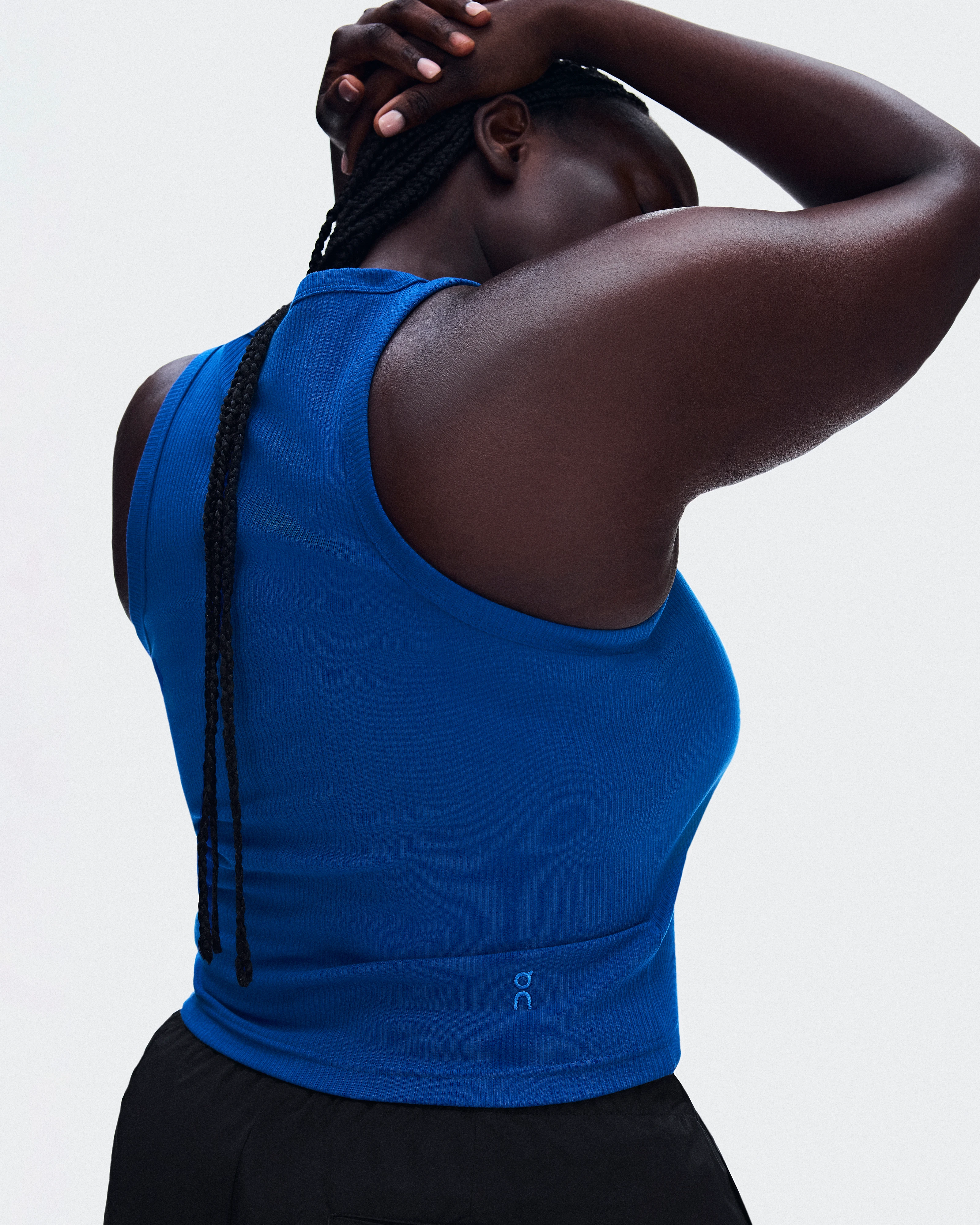 On All-Day Ribbed Tank Indigo Donna Maglie e magliette