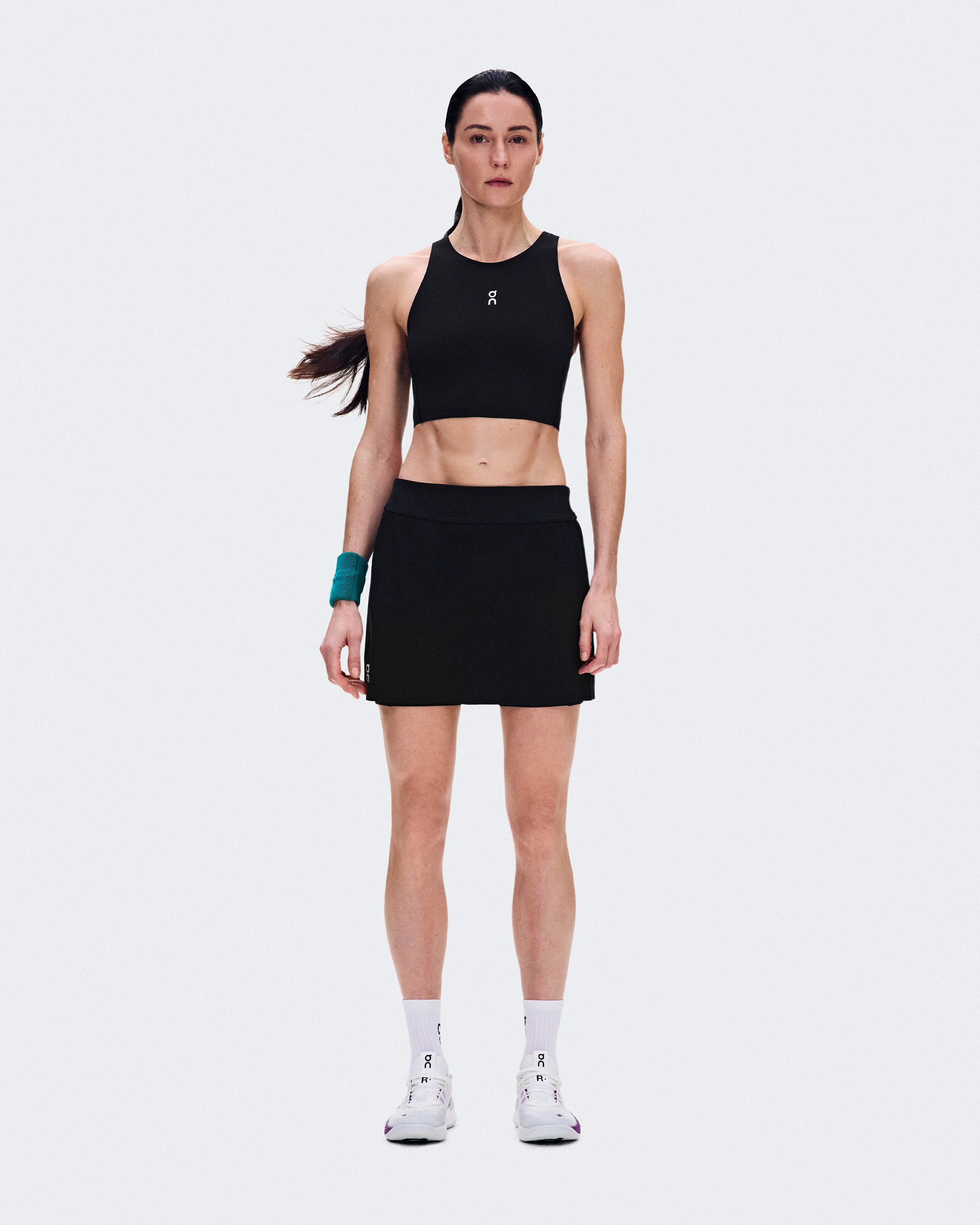 On Court Skirt Split Black Women Skirts