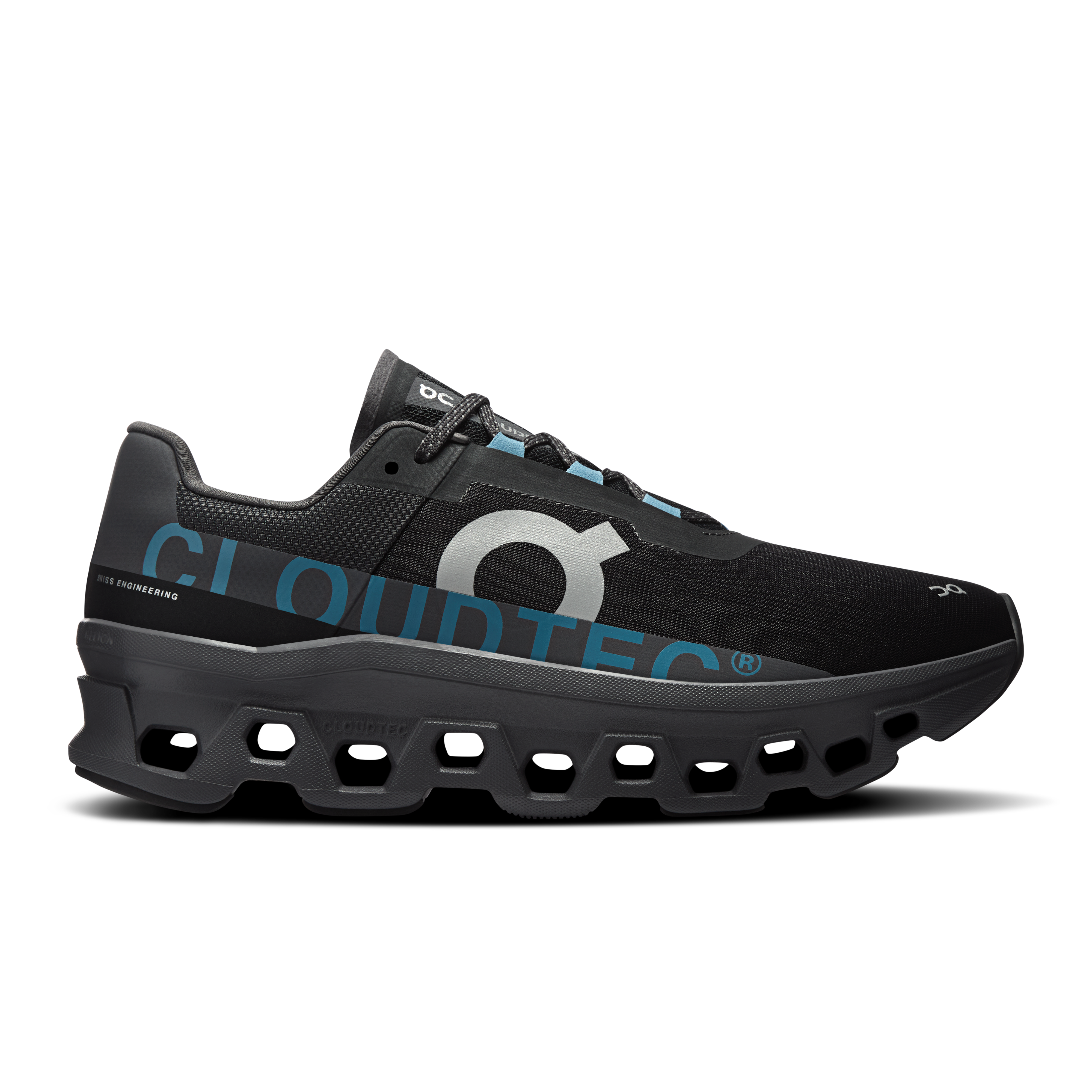 On Cloudmonster Black & Niagara Men – All-day comfort Shoes