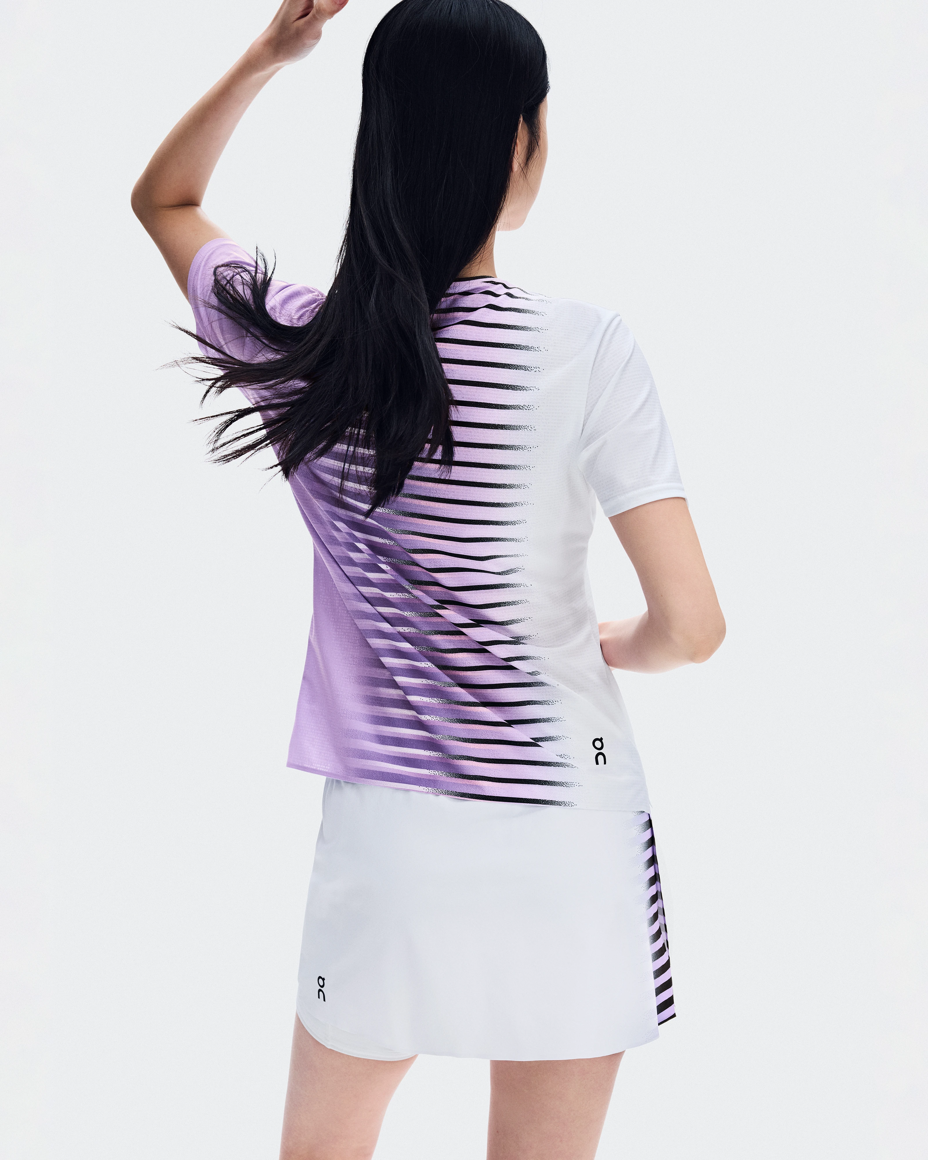On Court-T Edge Bloom & White Women Tops and t-shirts