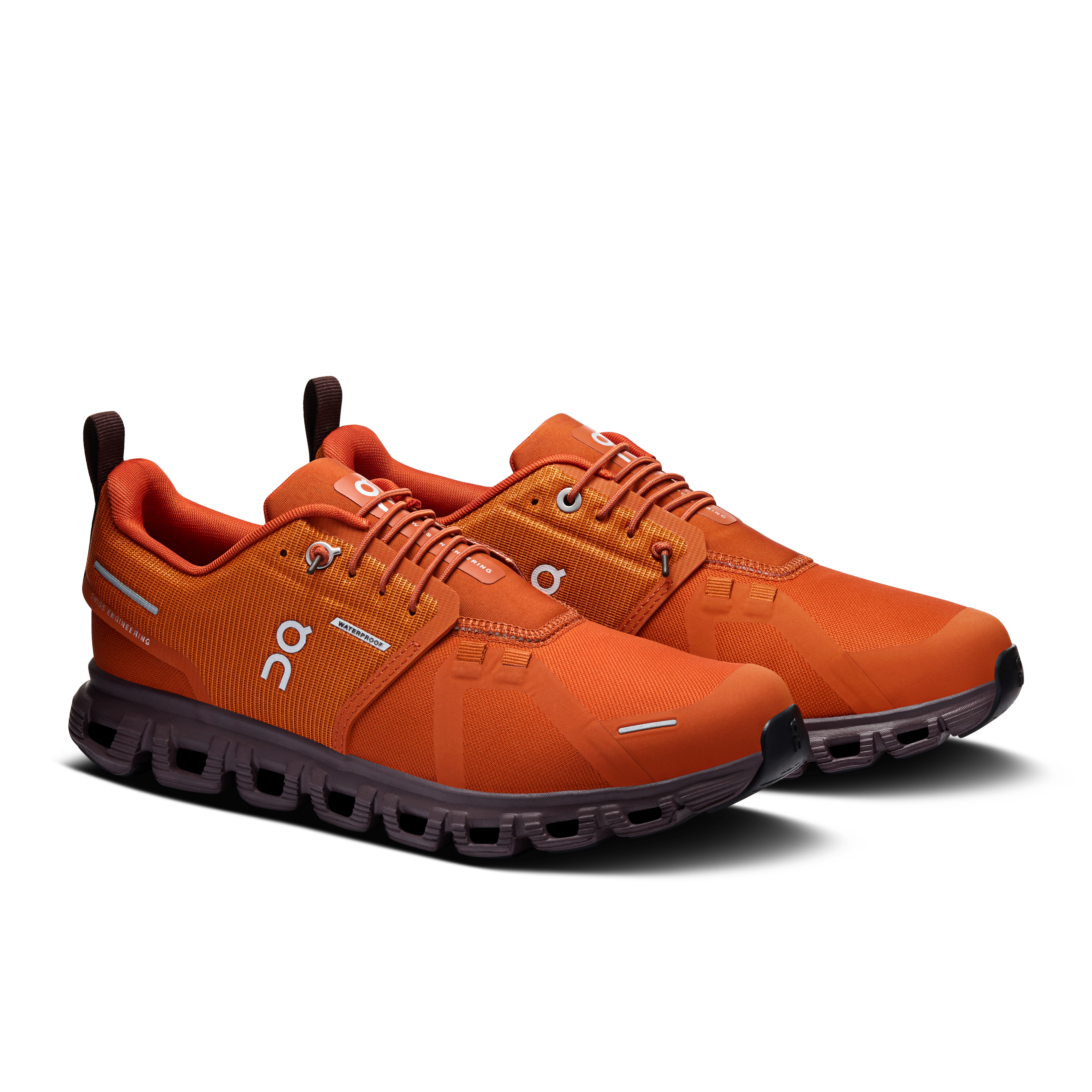 On Cloud 6 Waterproof Cinnamon & Ox Feminino Vida ativa Tênis