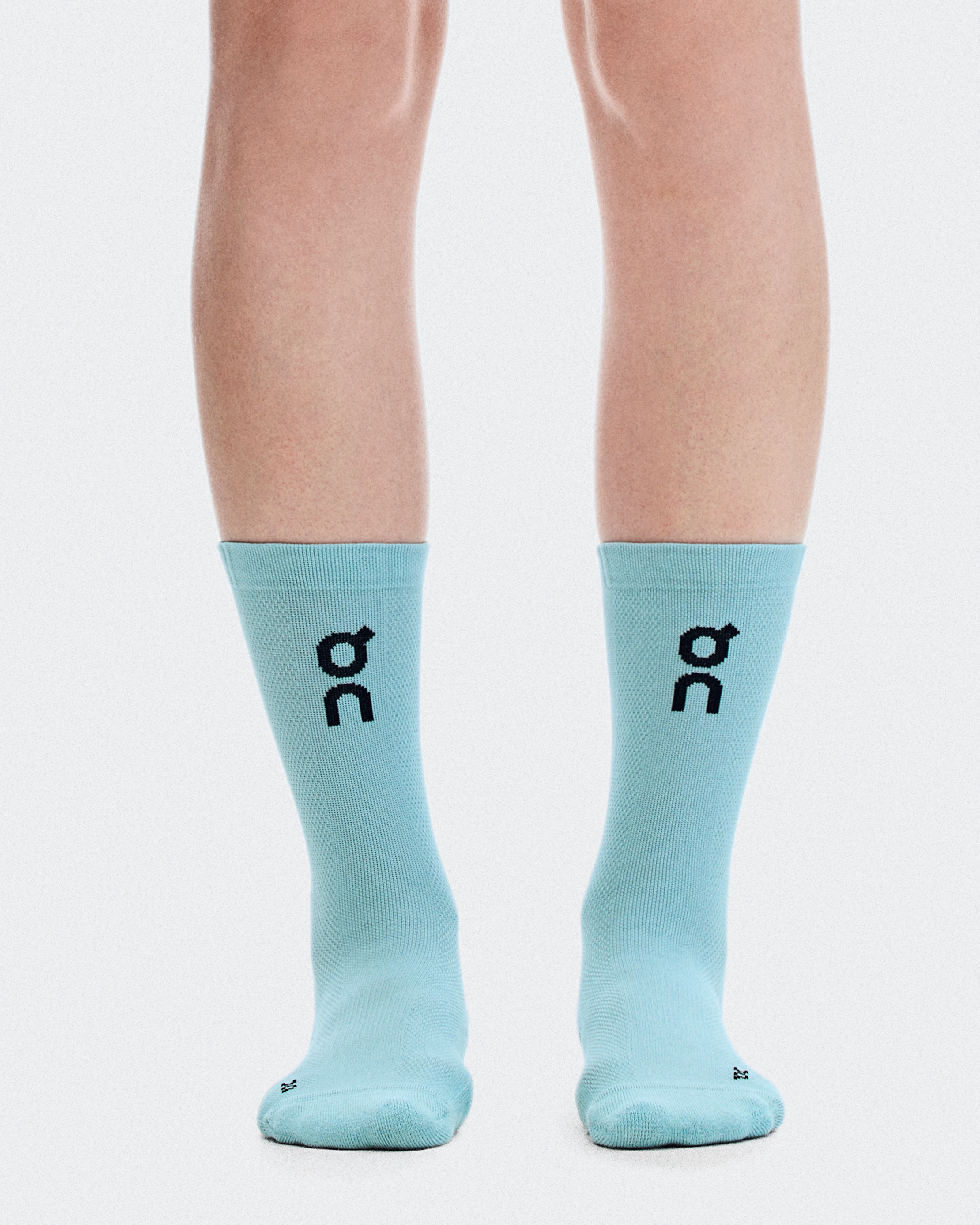 On Core Run Sock High 2P Flurry & Wash Unisex Calcetines