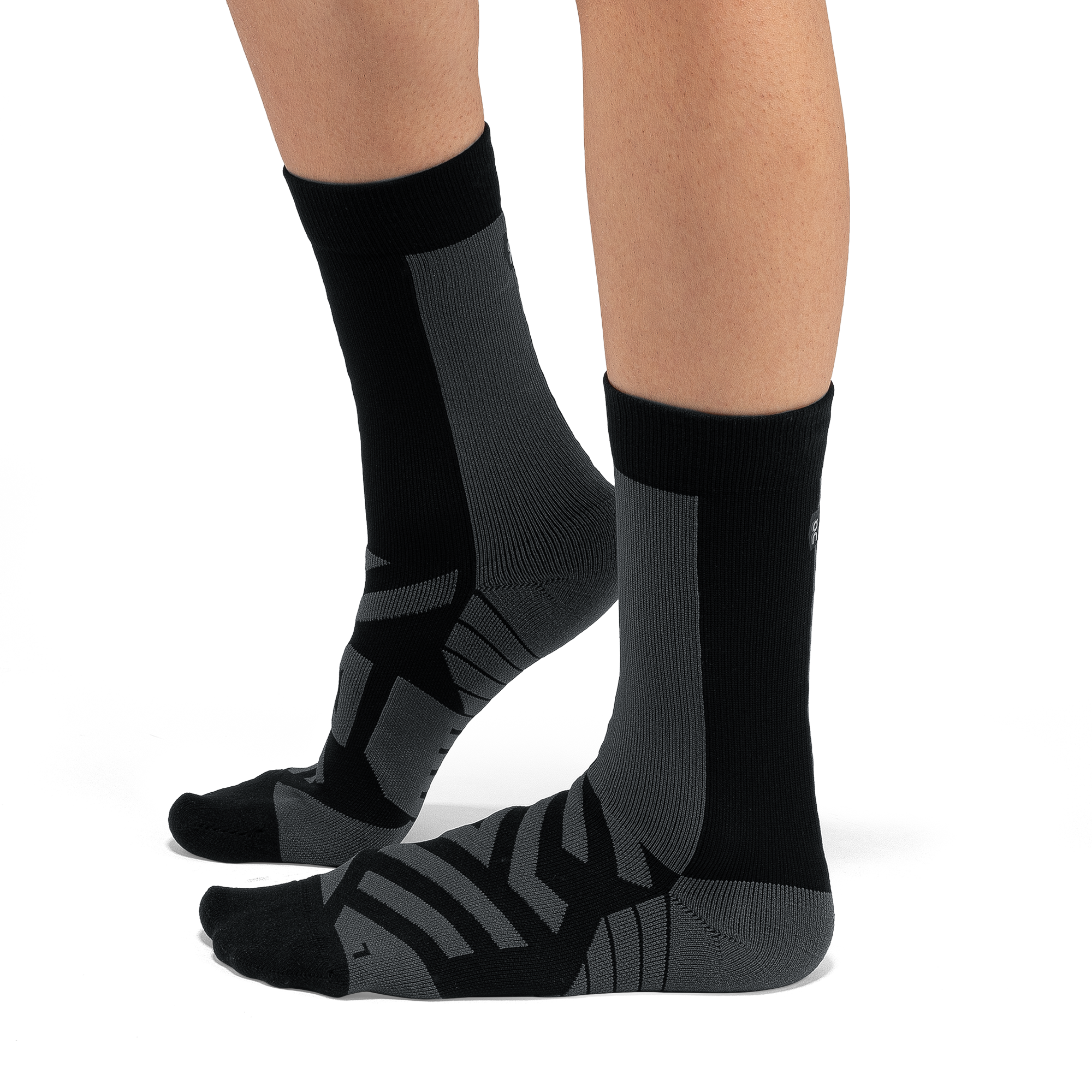 Performance High Sock in Black/Shadow