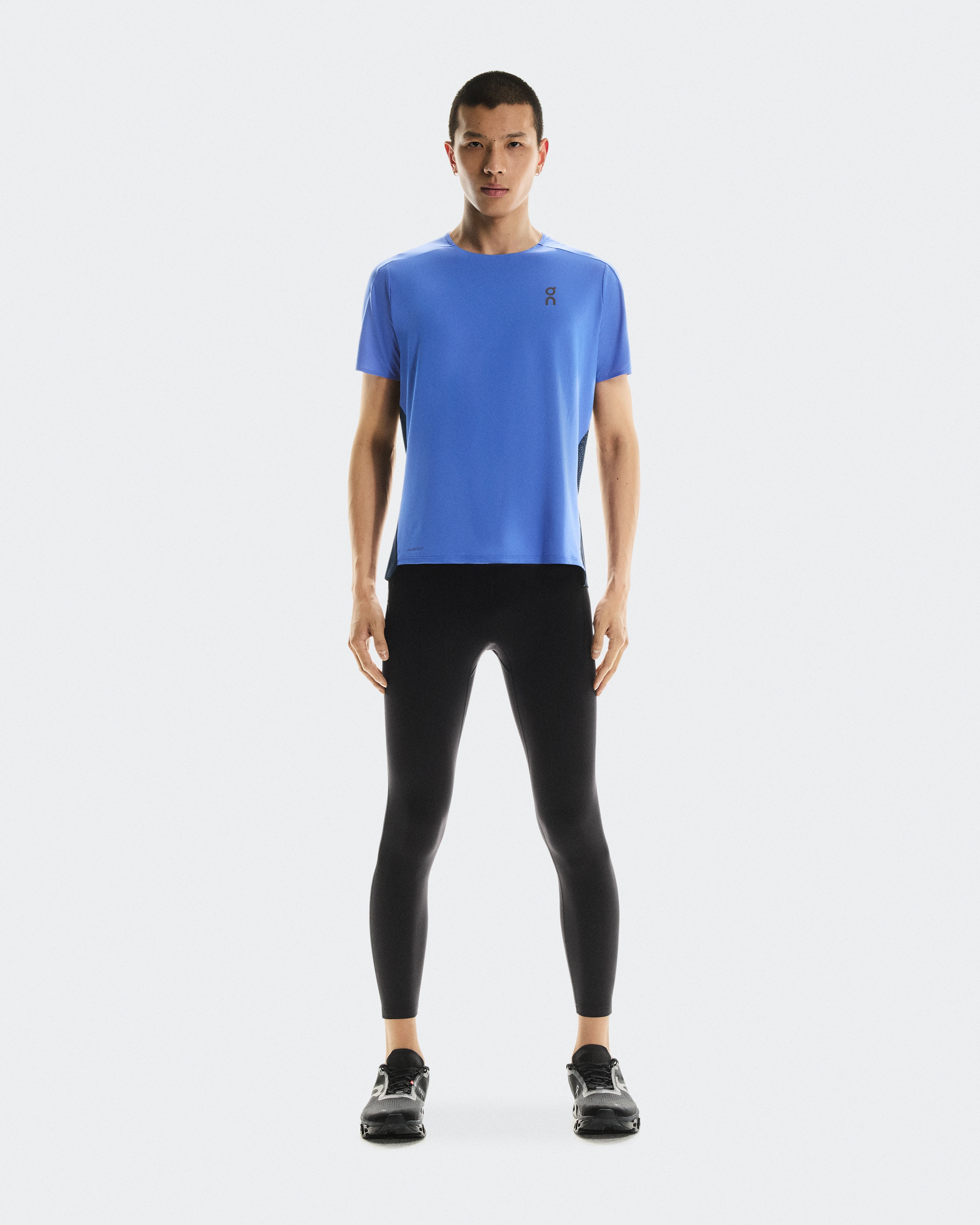 On Performance-T Zaffre & Navy Men Tops and t-shirts