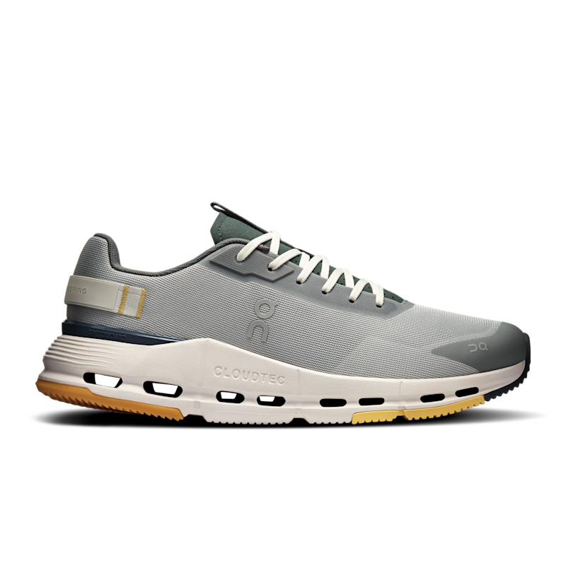 On Cloudnova Form 2 Zapatillas Lifestyle para Hombre en Glacier/Olive, Talla: 44.5, Polyester ️
