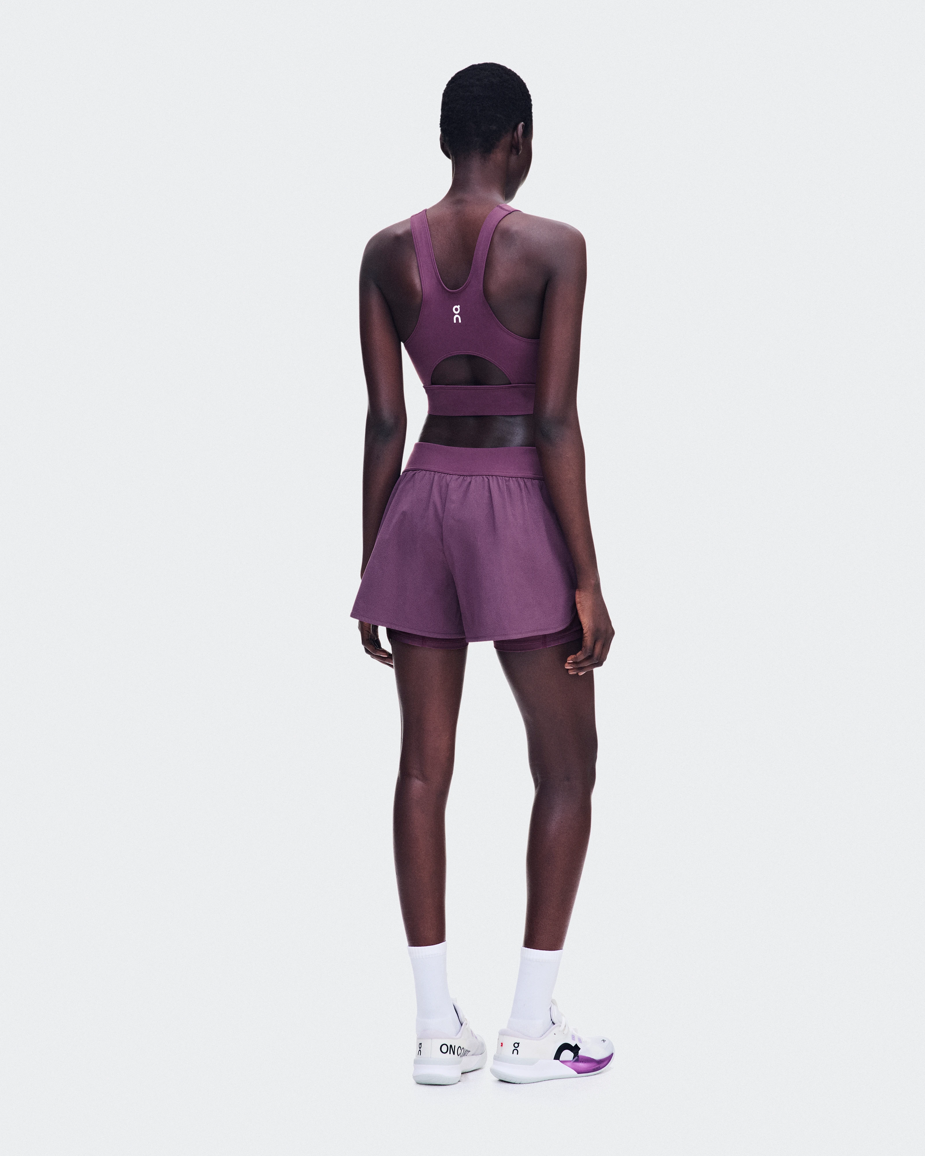 On 3" Court Shorts 2-in-1 Cassis Feminino Shorts