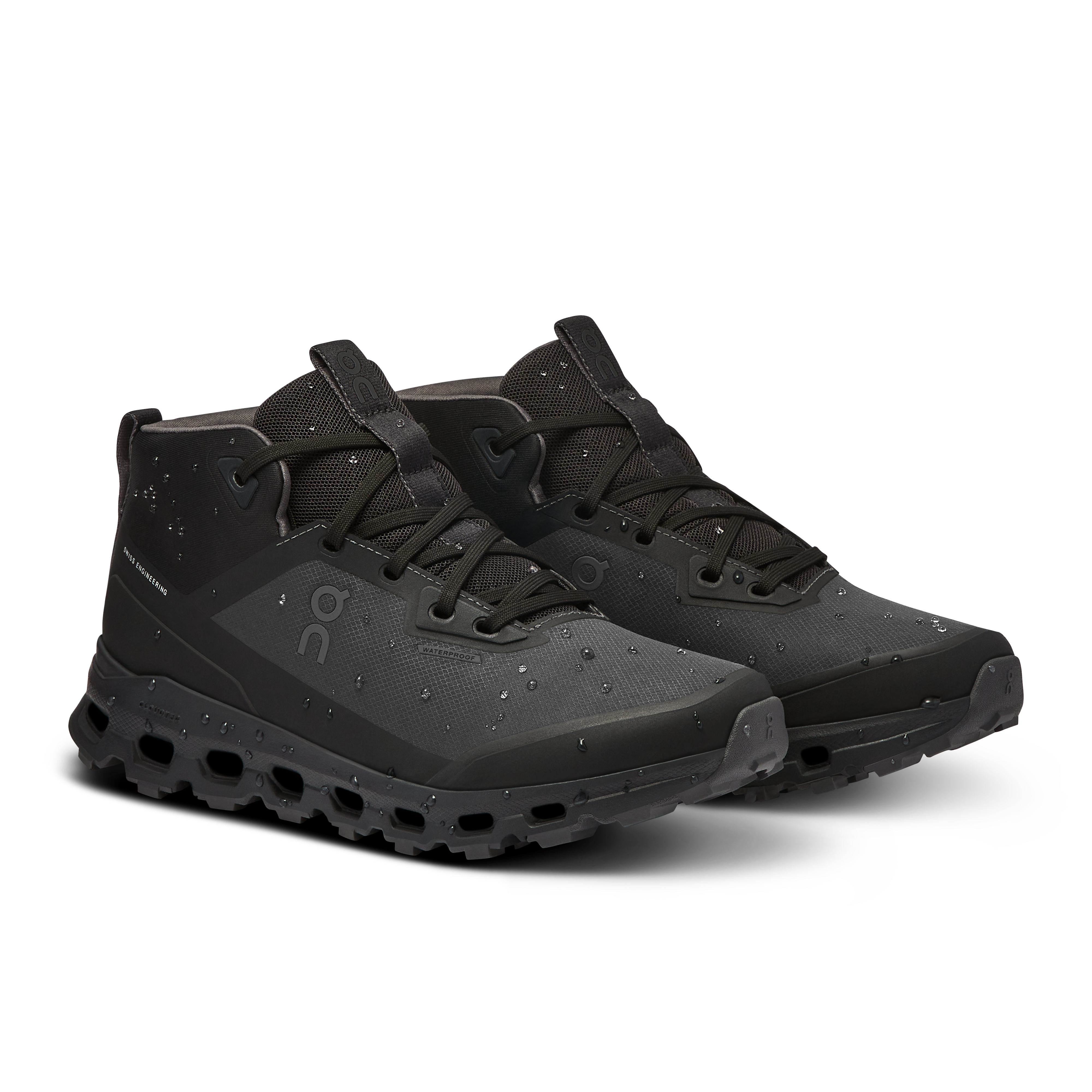 On Cloudroam Waterproof Black & Eclipse Femme Active Life Chaussures