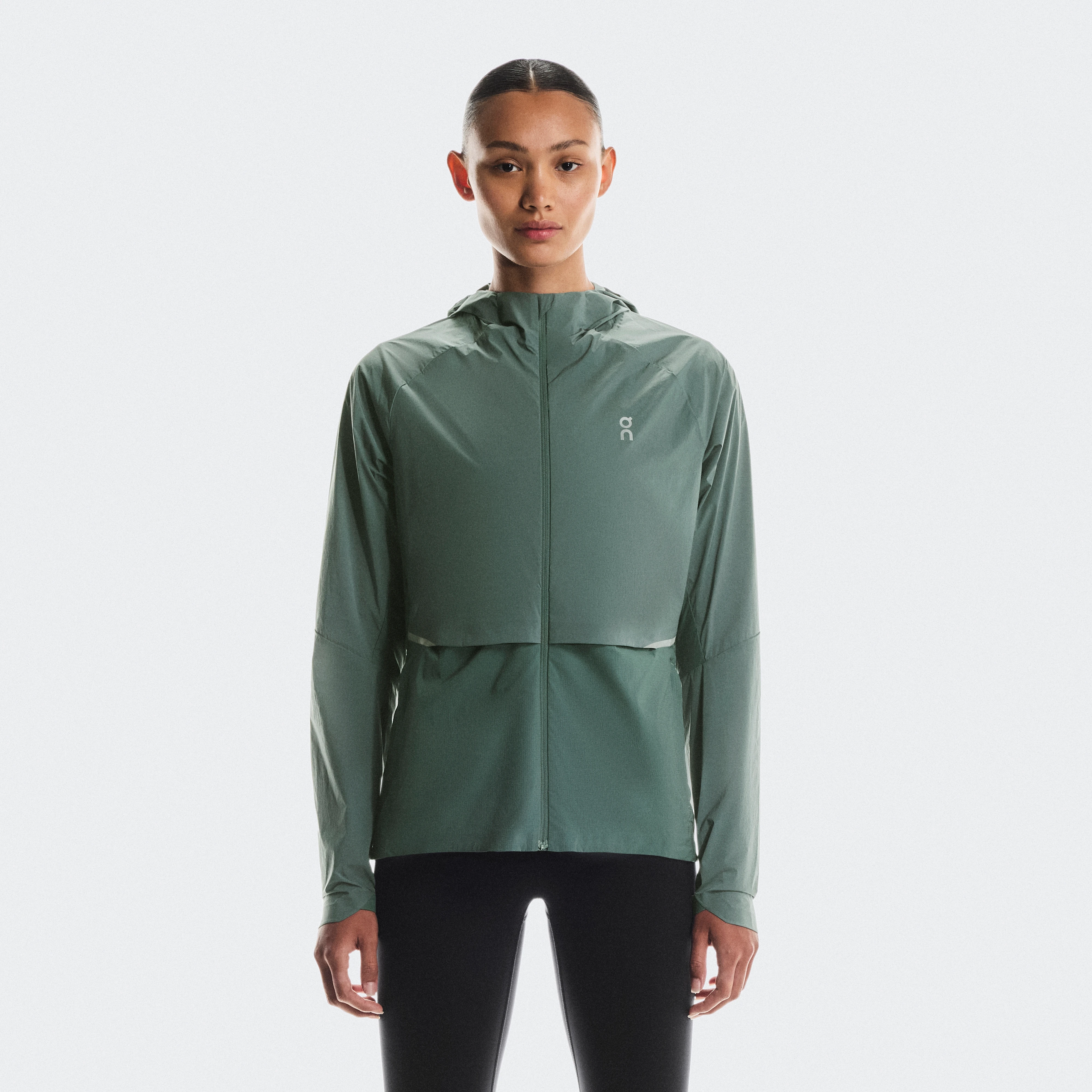 On Core Jacket Green Women Women – Cold weather running, breathable, packable Jackets
