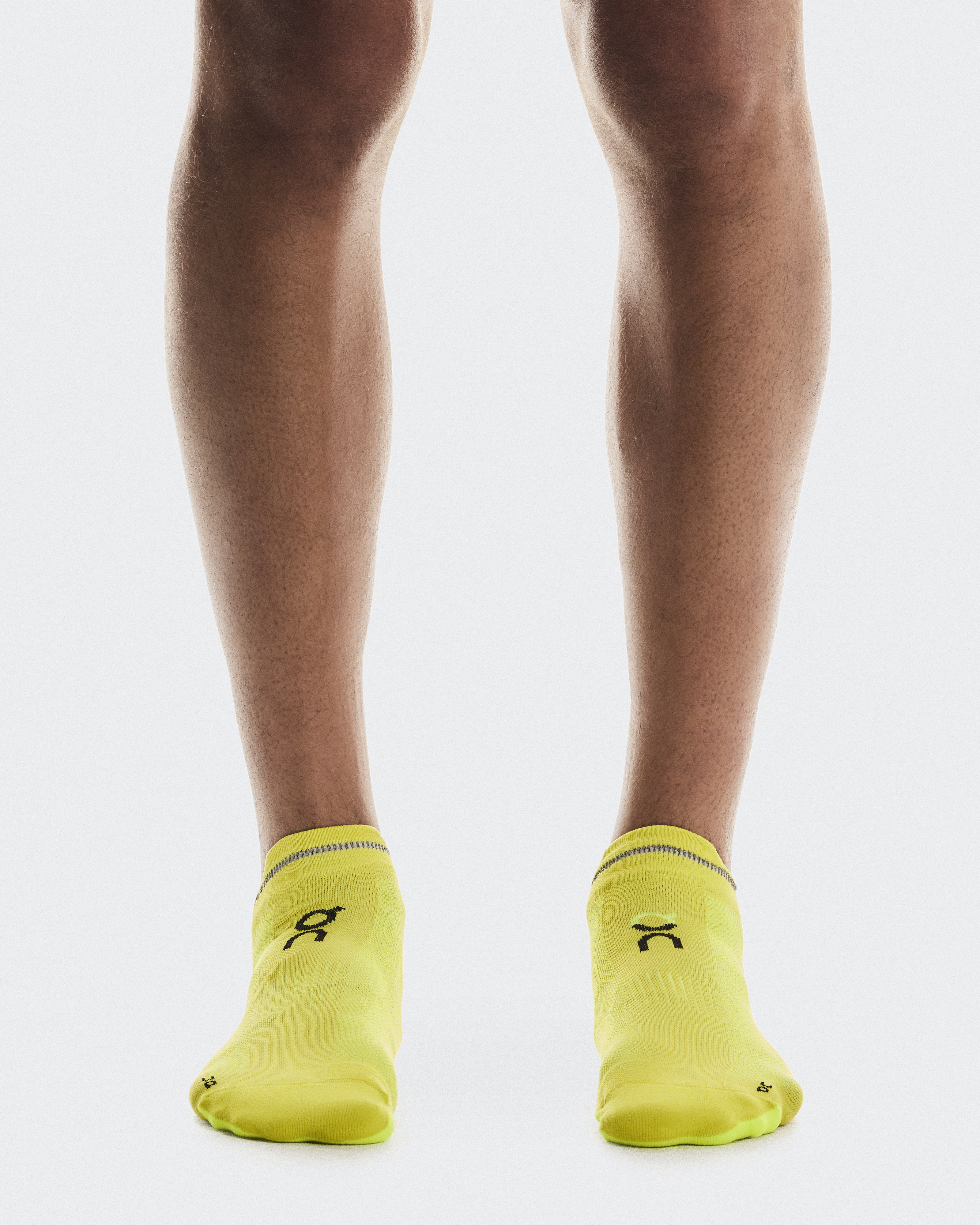 On Elite Run Sock Low en Lime, Talla: 47-49, Polyester