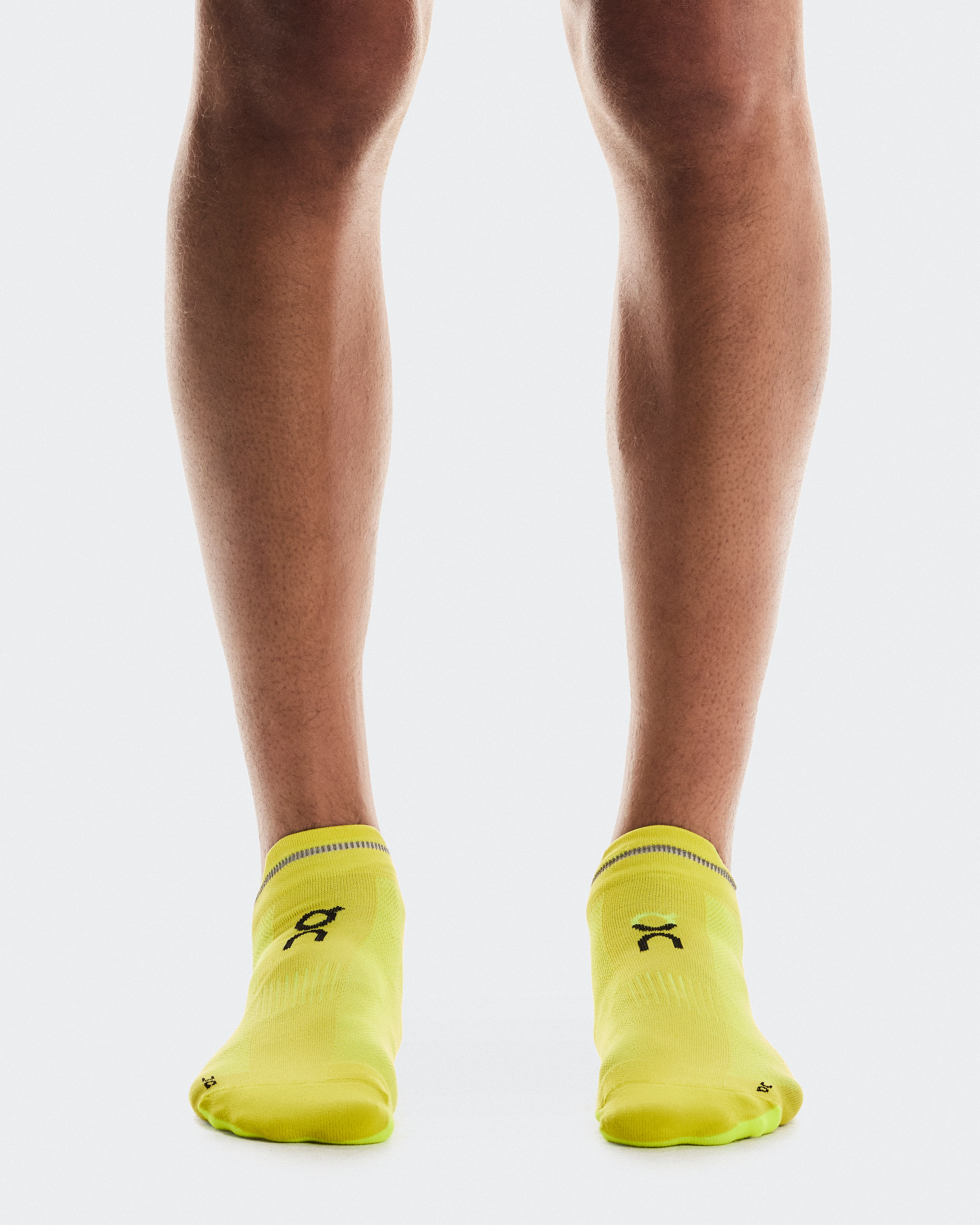 On Elite Run Sock Low Lime Unisex Socks