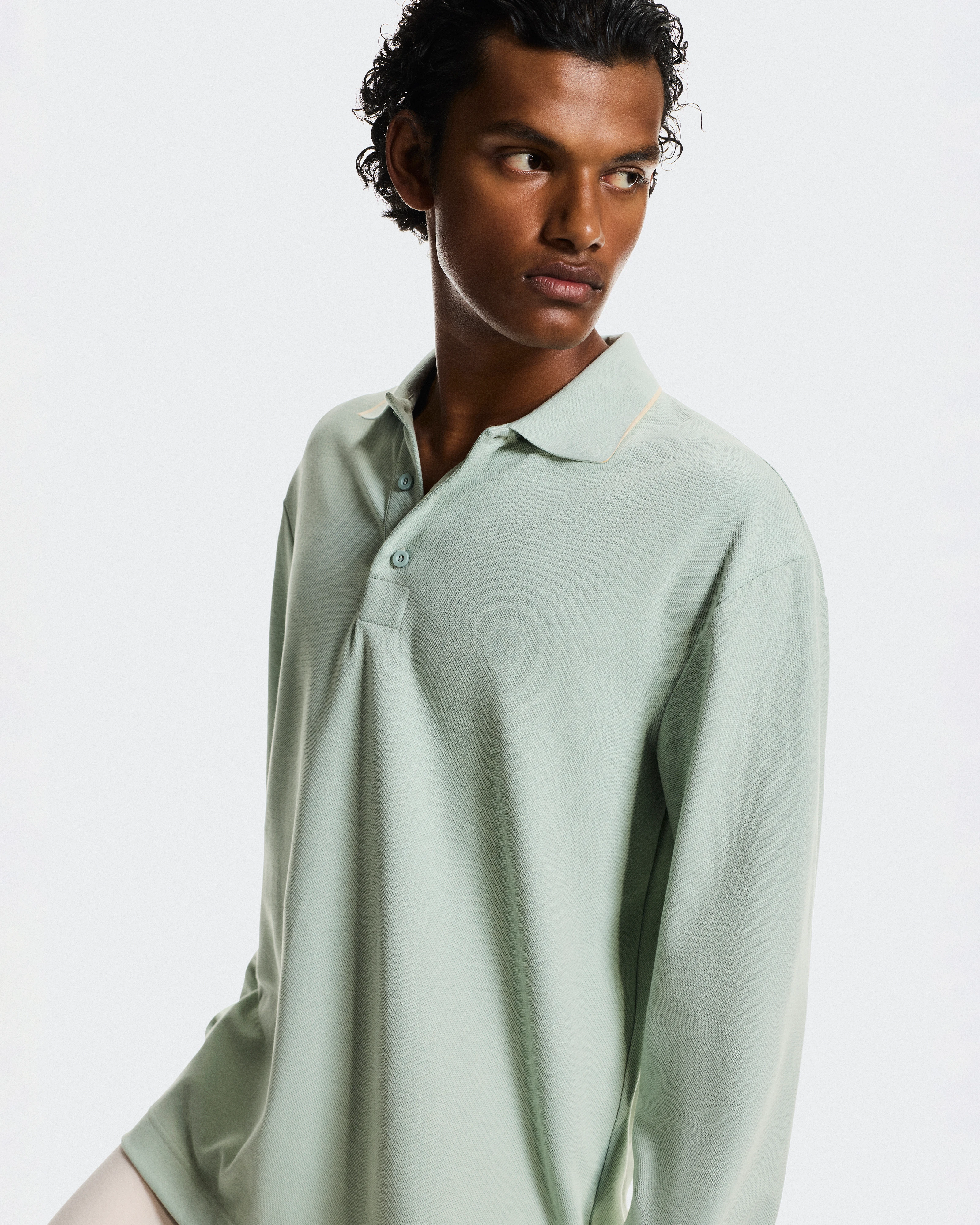 On Courtside Long-T Polo Mineral & Tide Men Tops and t-shirts