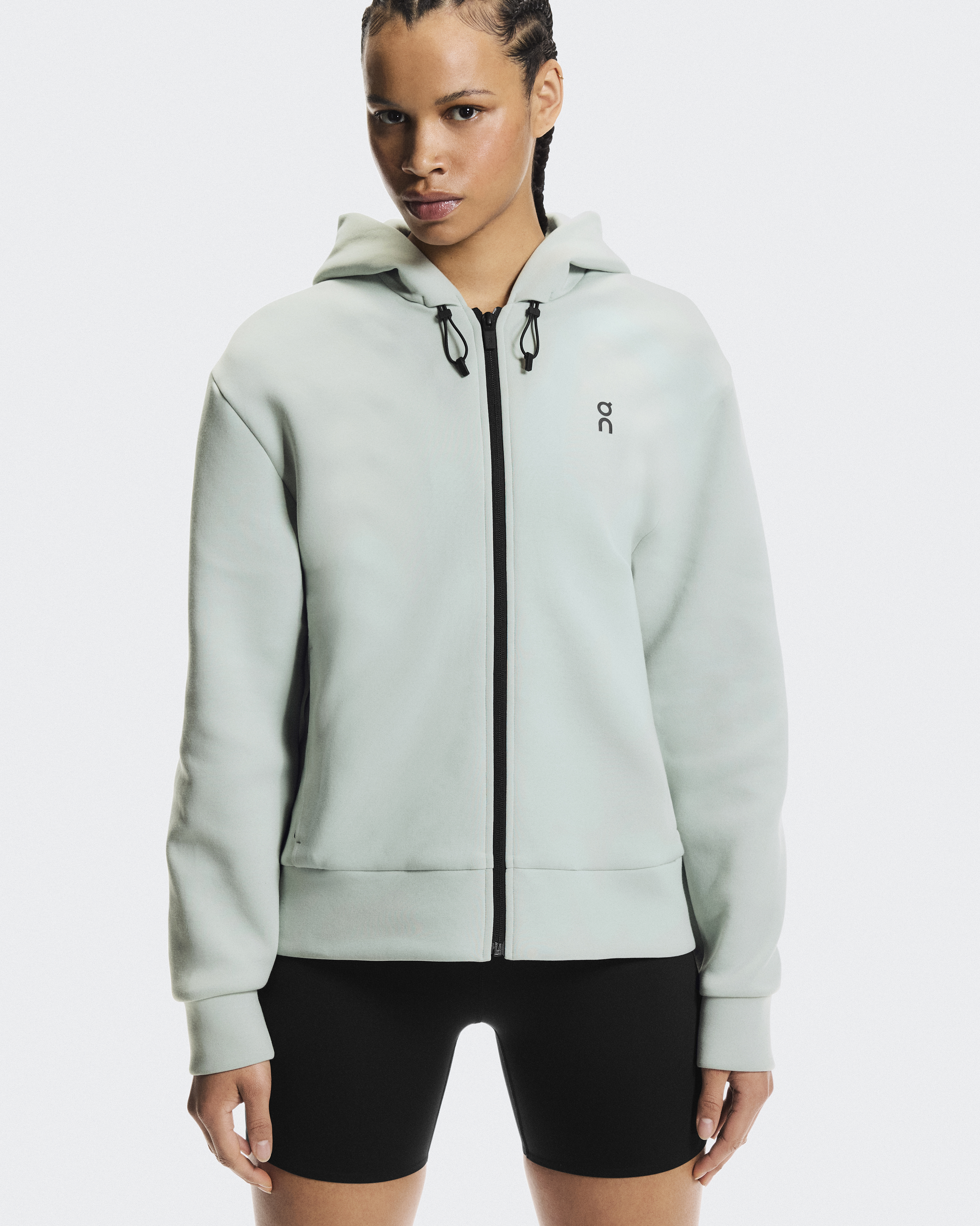 Women's Focus Tech Zip Hoodie | Green | On United Kingdom