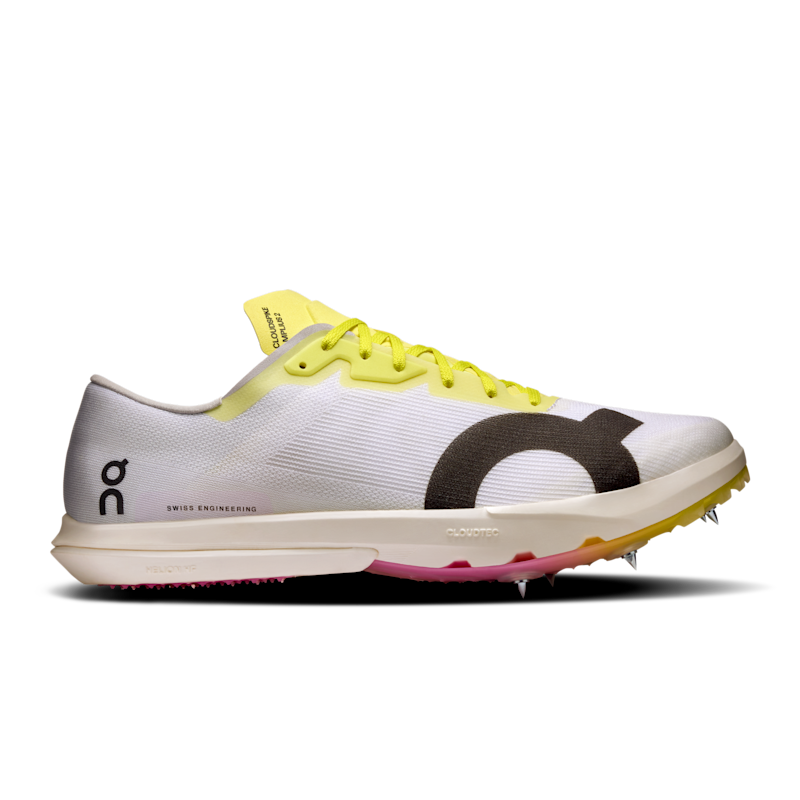 On Cloudspike Amplius 2 Zapatillas de Atletismo para Hombre en White/Raspberry, Talla: 42, Polyester ️