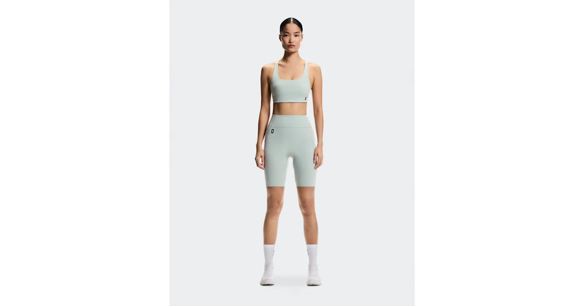 Bra deportivo Studio para mujer verde mineral · On