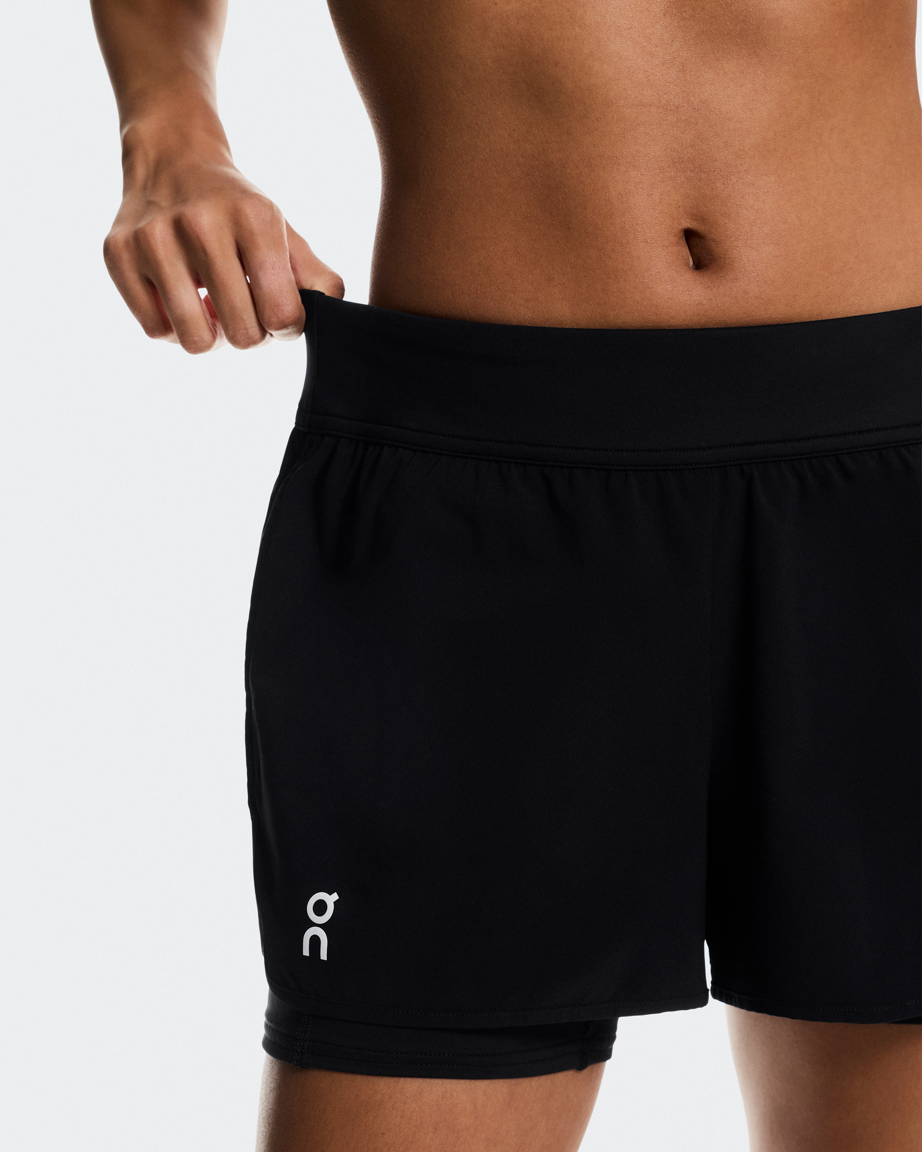 On 3" Court Shorts 2-in-1 Black Women Shorts