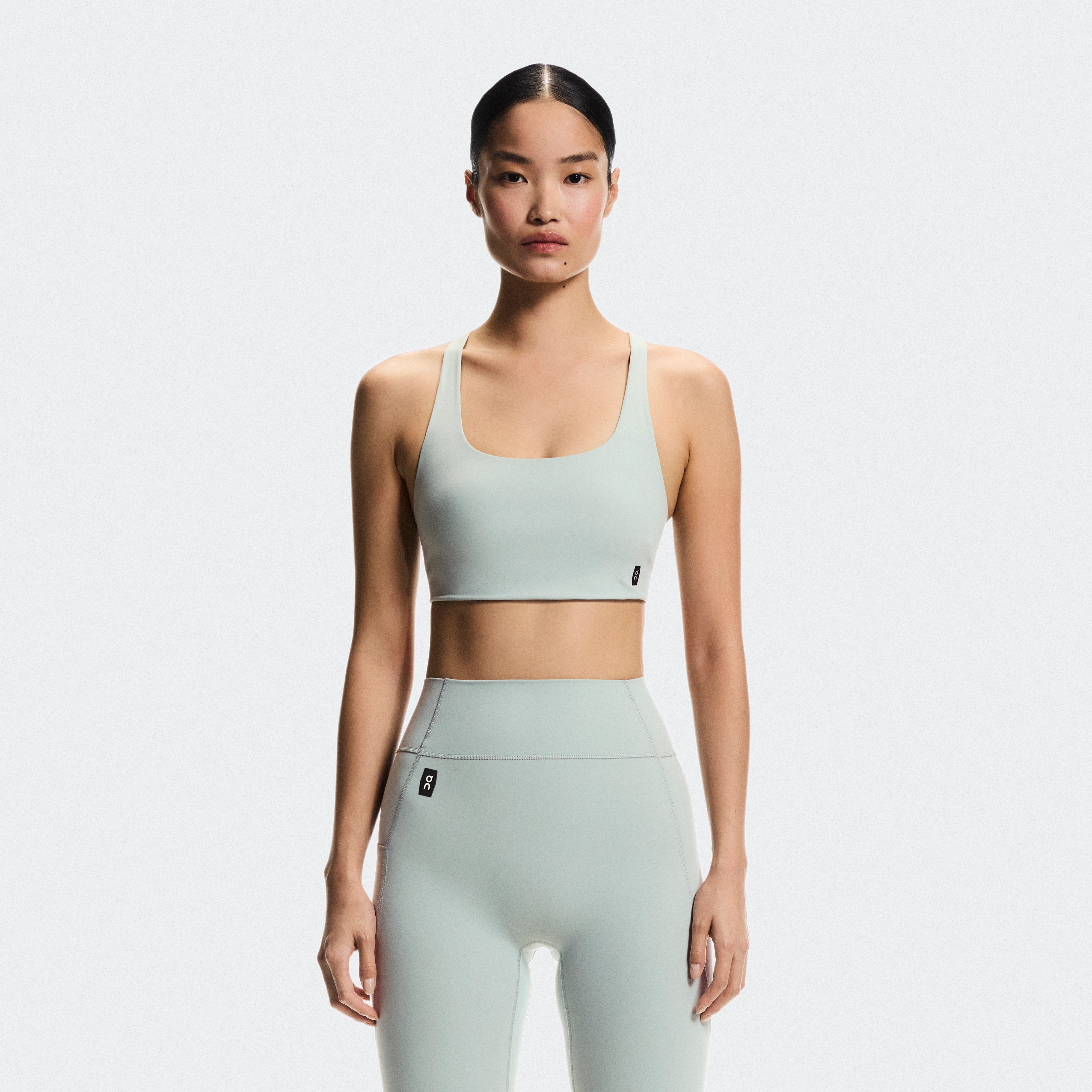 On Studio Bra 그린 여성 여성 – 저강도 트레이닝, 라이트 서포트 브라