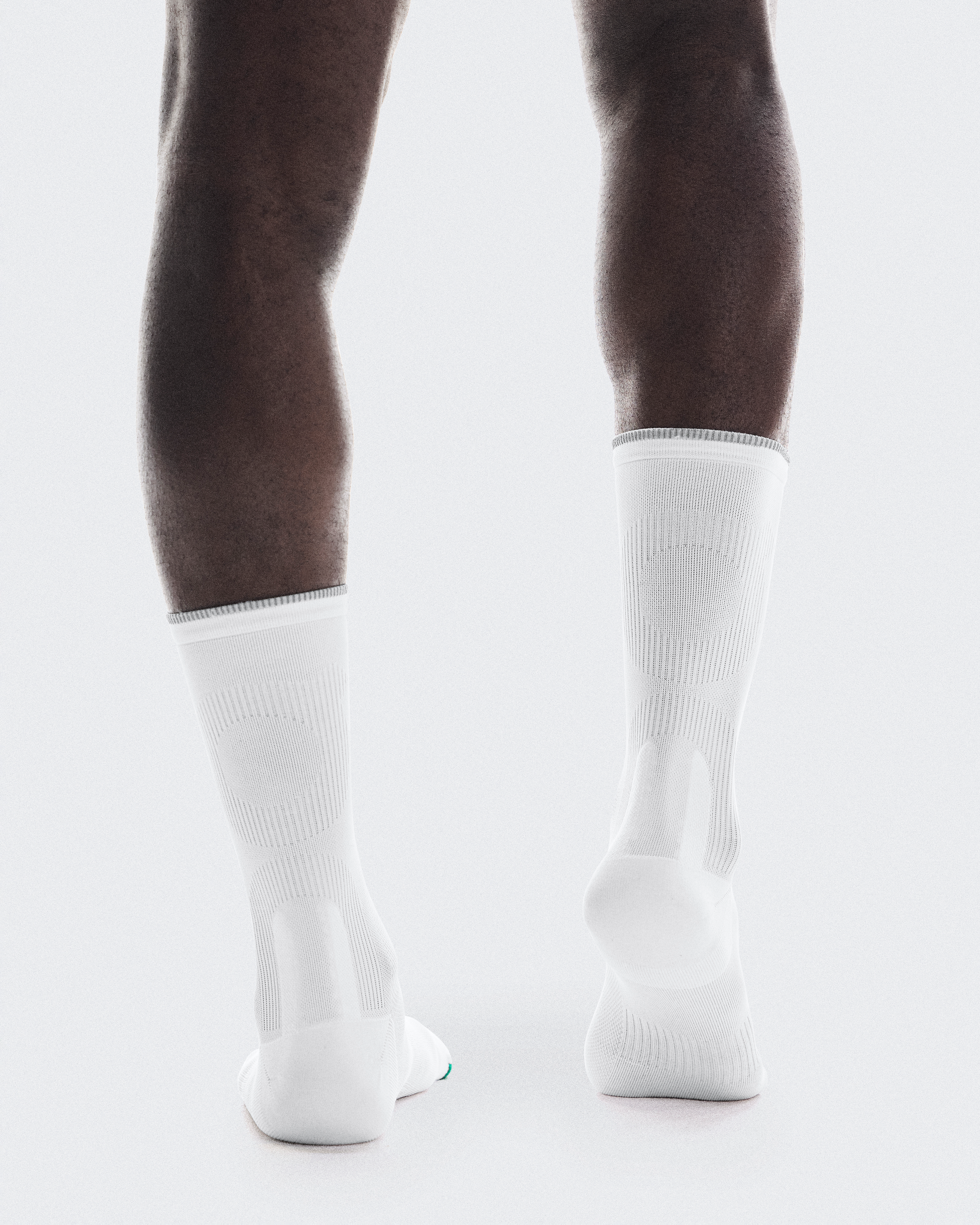 Elite Run Sock HighUnisex / White | Ivory / 44-46