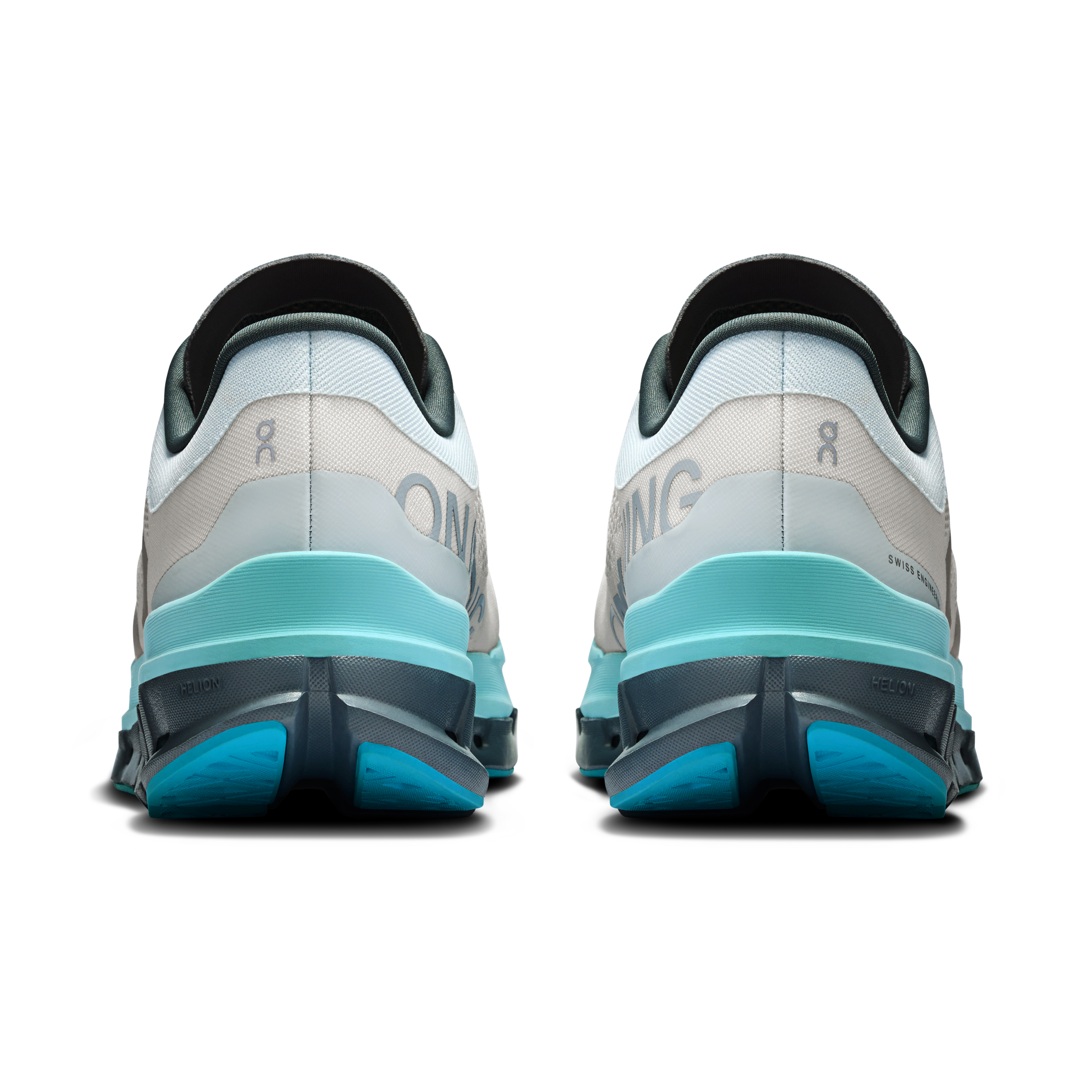 On Cloudflow 5 Arctic & Stone Damen Strassenlauf Schuhe