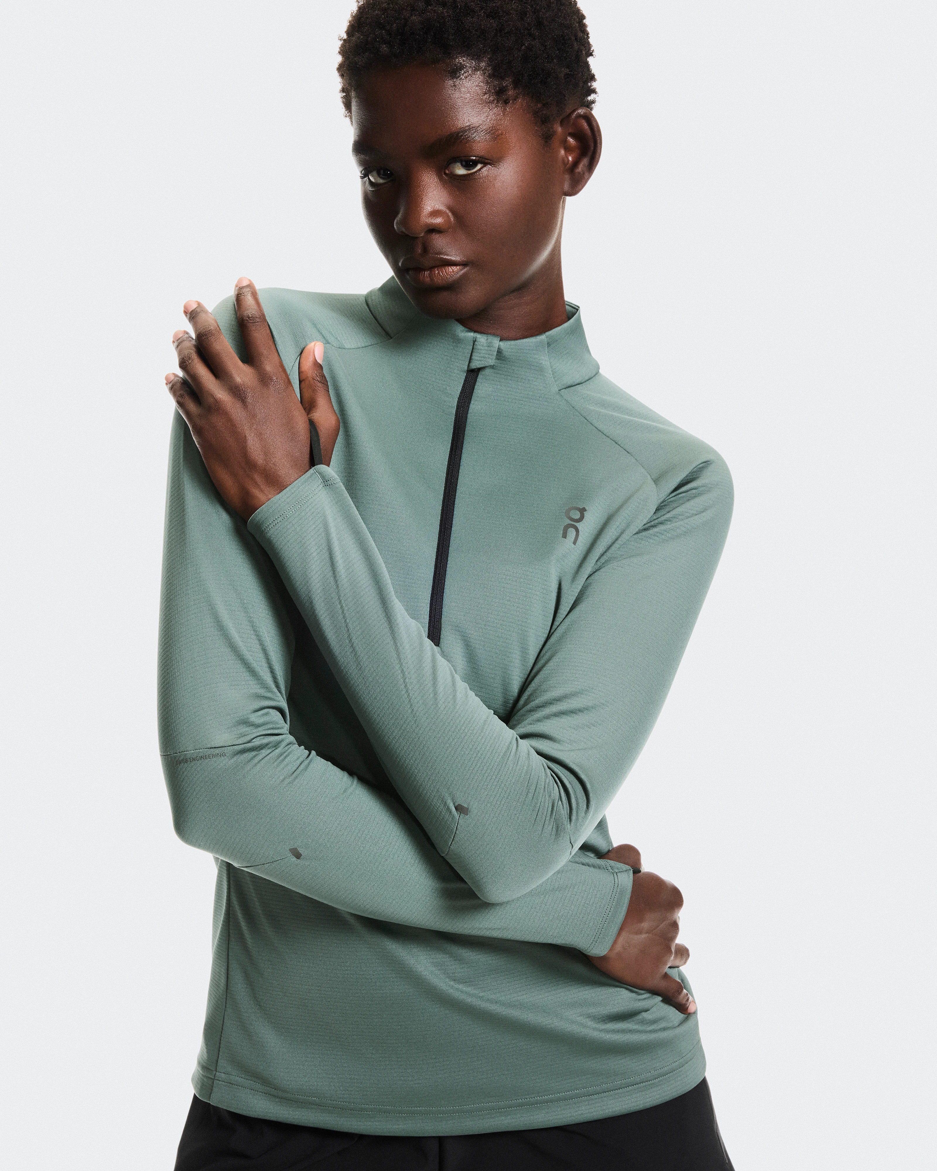On Climate Shirt Olive Women Hoodies and sweatshirts