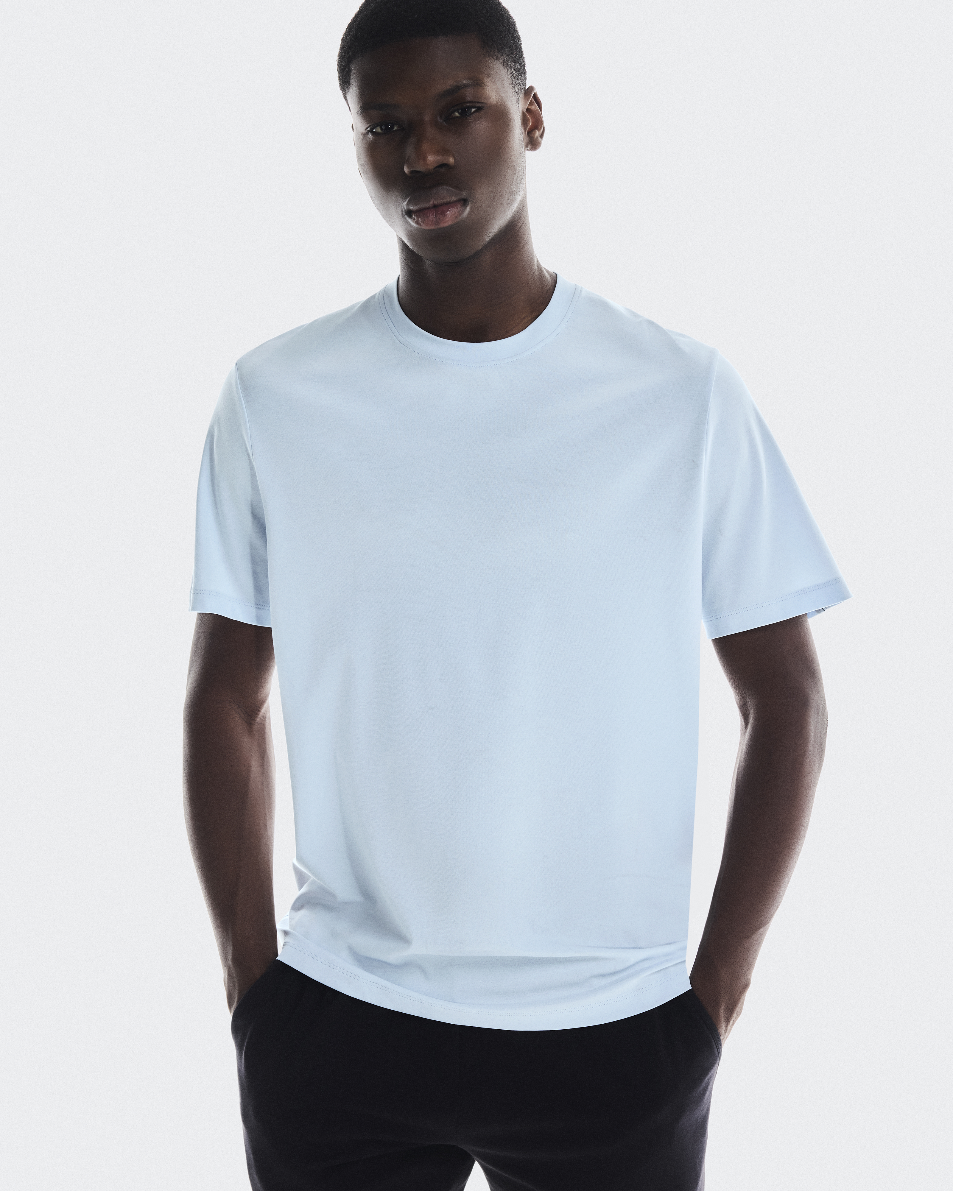 Tシャツ・カットソー AMI Men T Shirts HKC211KN0025 Blue Designer T-Shirts & Polos for Men | AMI PARIS US