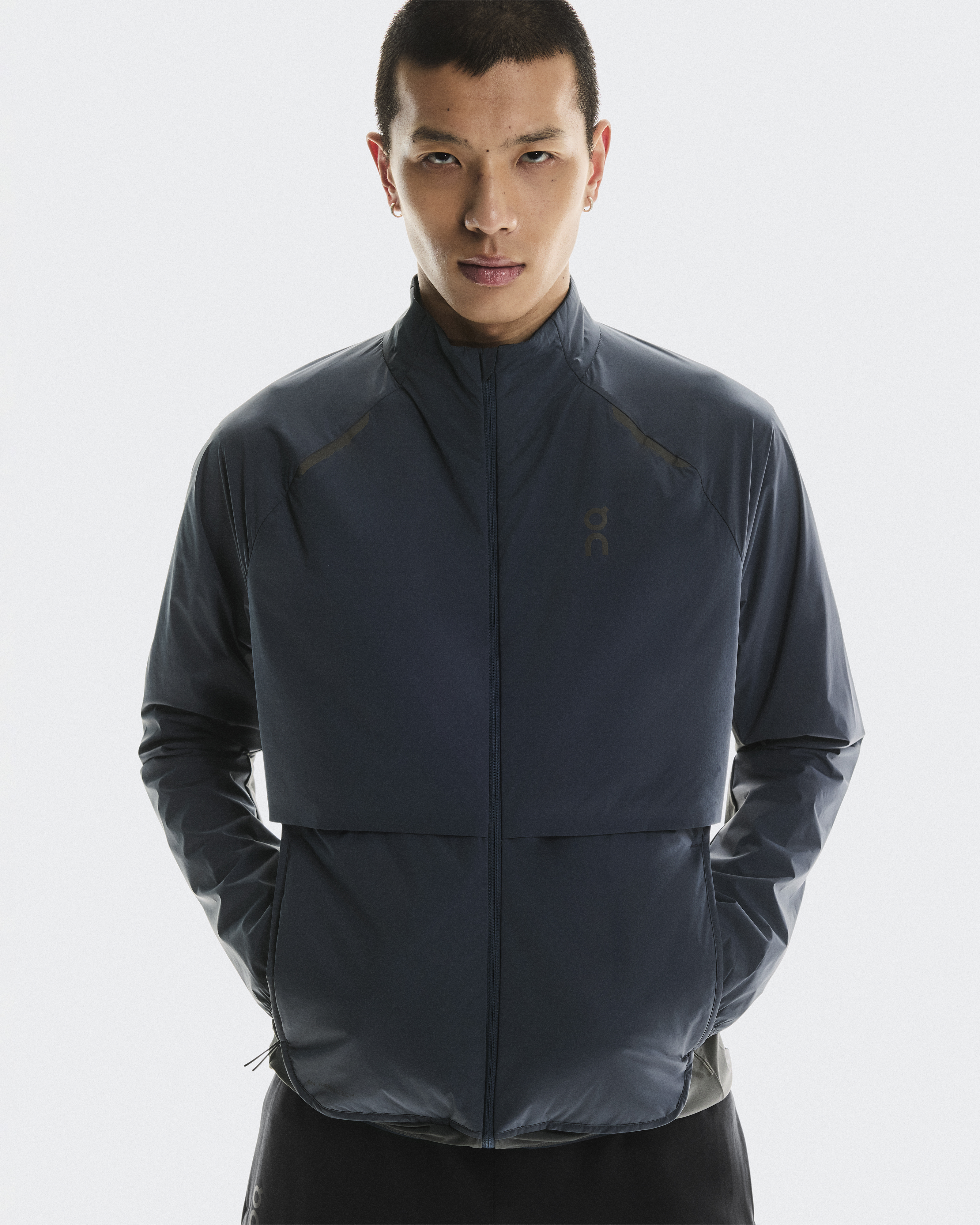 on Weather Jacket ブラック S Men's Weather Jacket Insulated | Blue & Grey | On United States