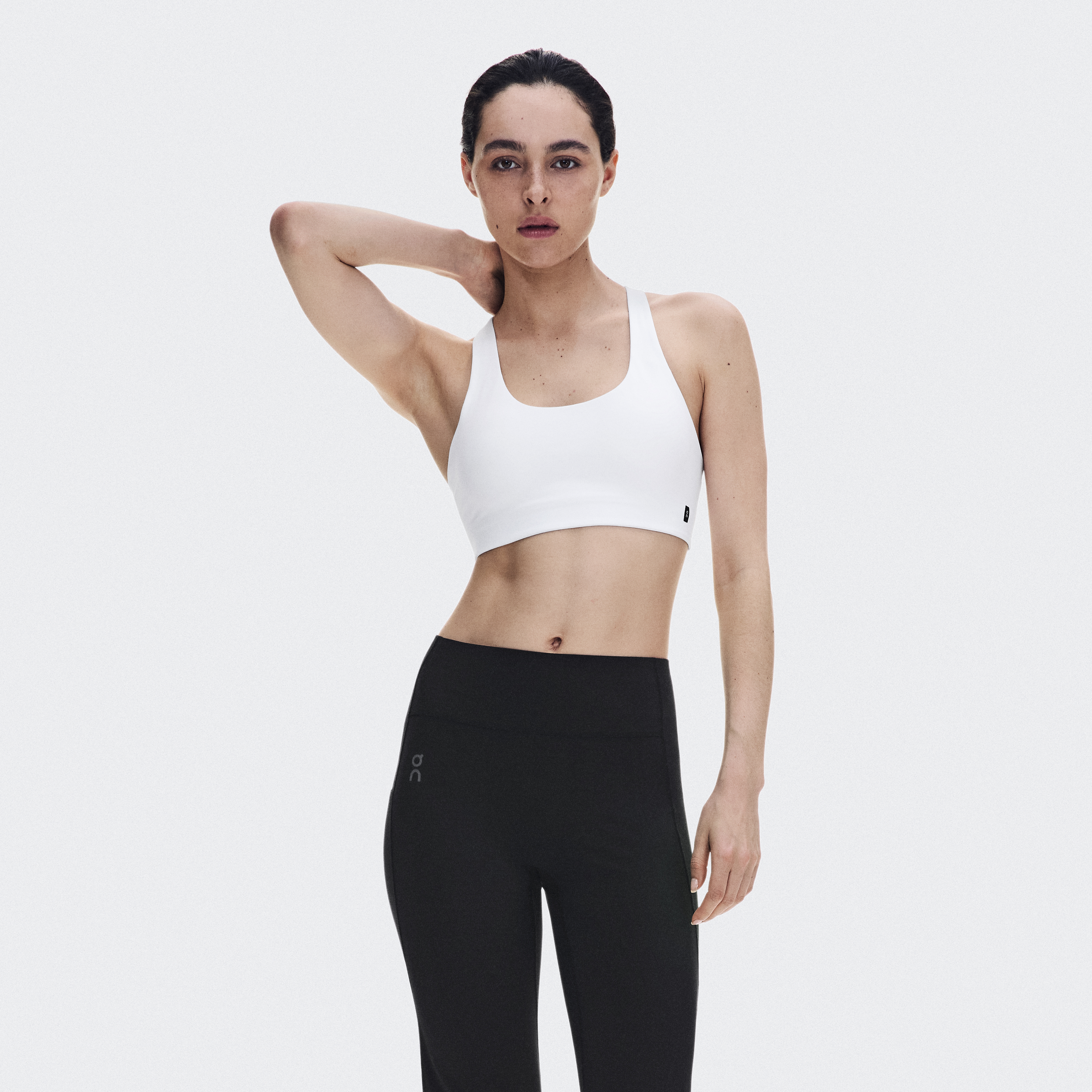 Studio Racerback Bra in White