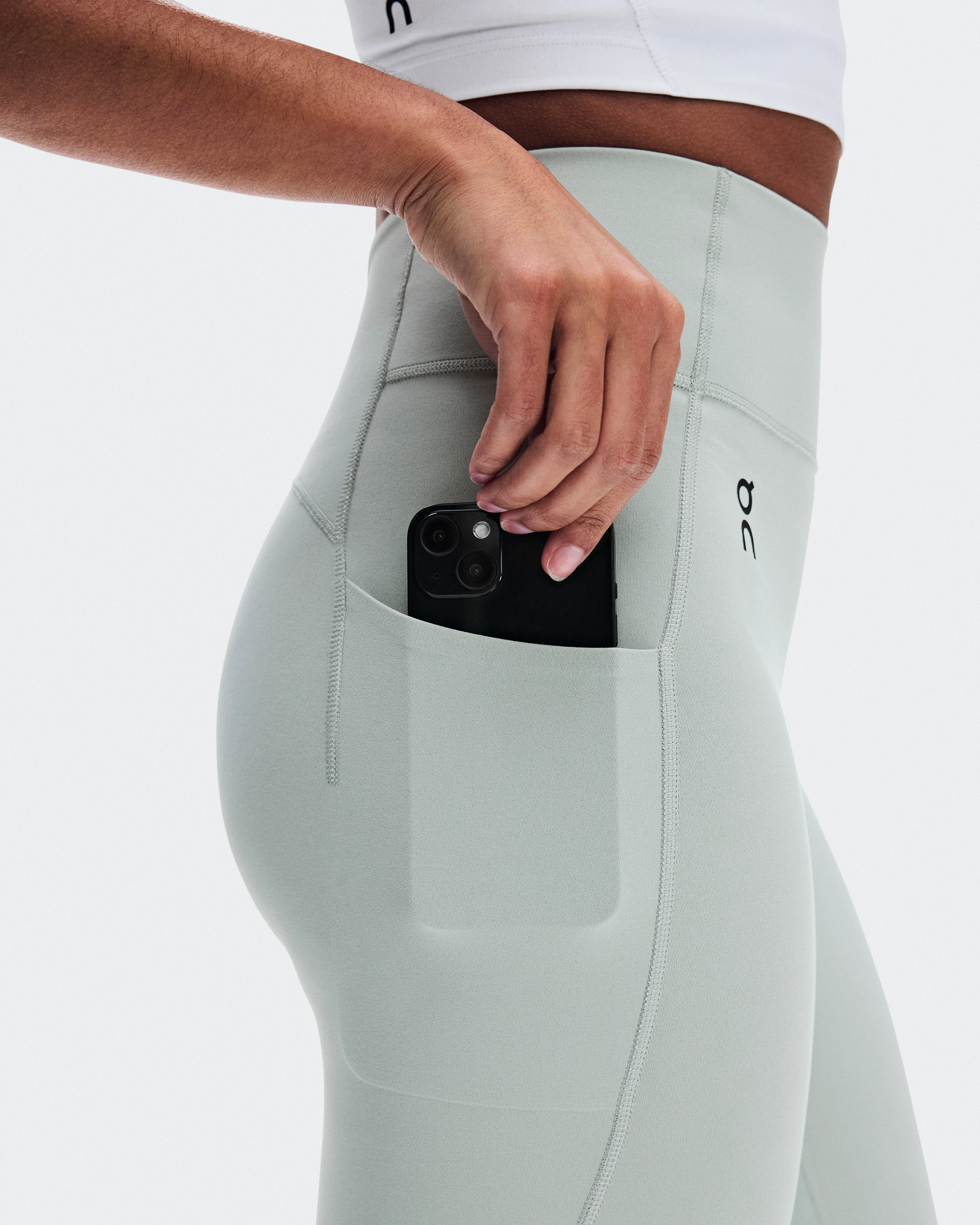 On Studio Tights 7/8 Mineral Femme Leggings